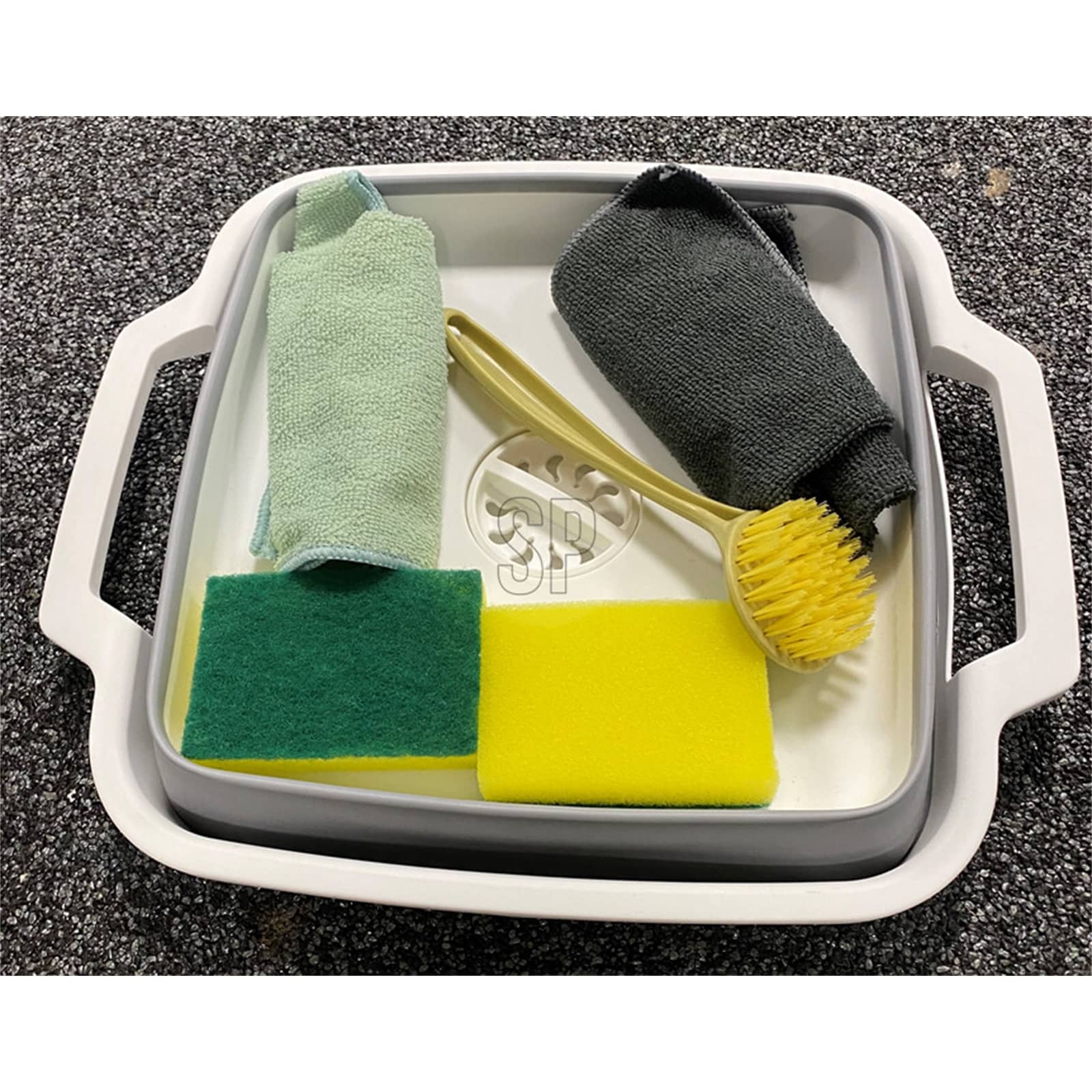 HTI-Living Reinigungsset 6-teilig mit Sp&uuml;lsch&uuml;ssel - Bild 1