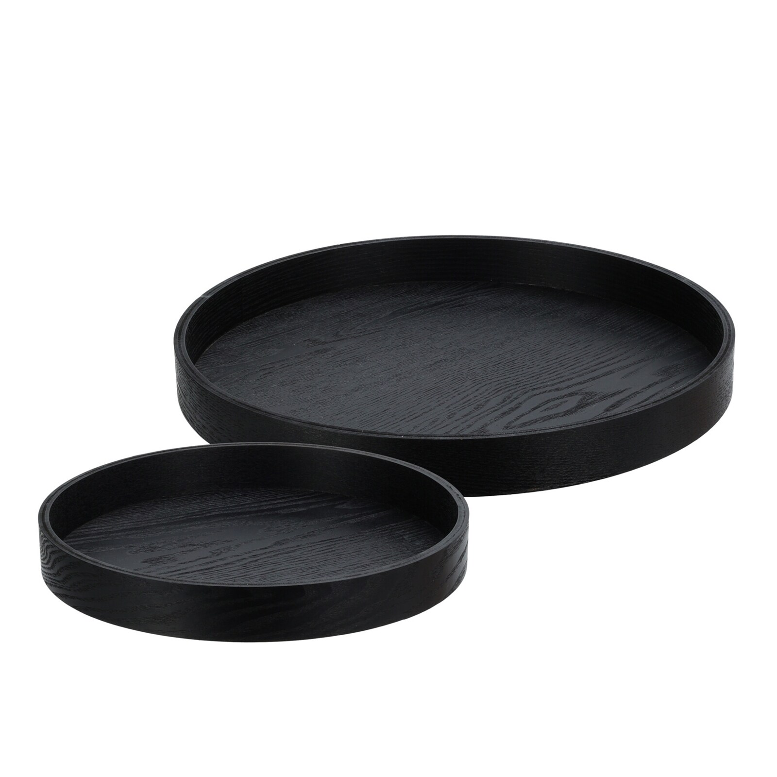 HTI-Living Tablett schwarz rund 2-teilig - Bild 1