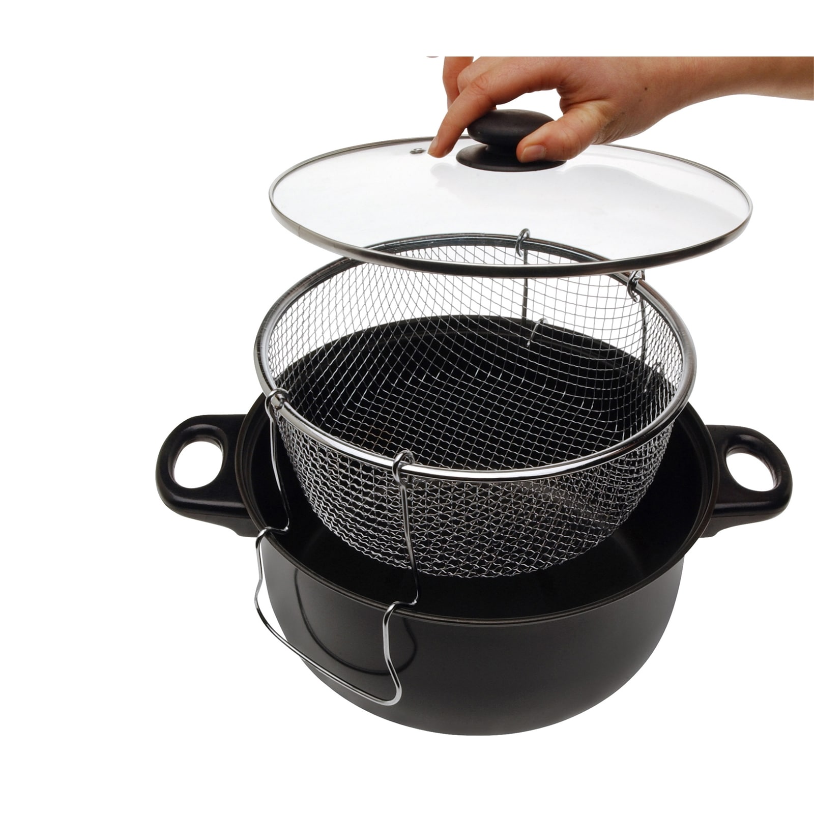 neuetischkultur Frittiertopf mit Glasdeckel - Bild 1