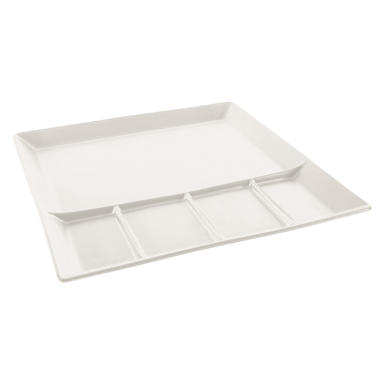 neuetischkultur Fondueteller Quadratisch Wei&szlig; - Bild 1