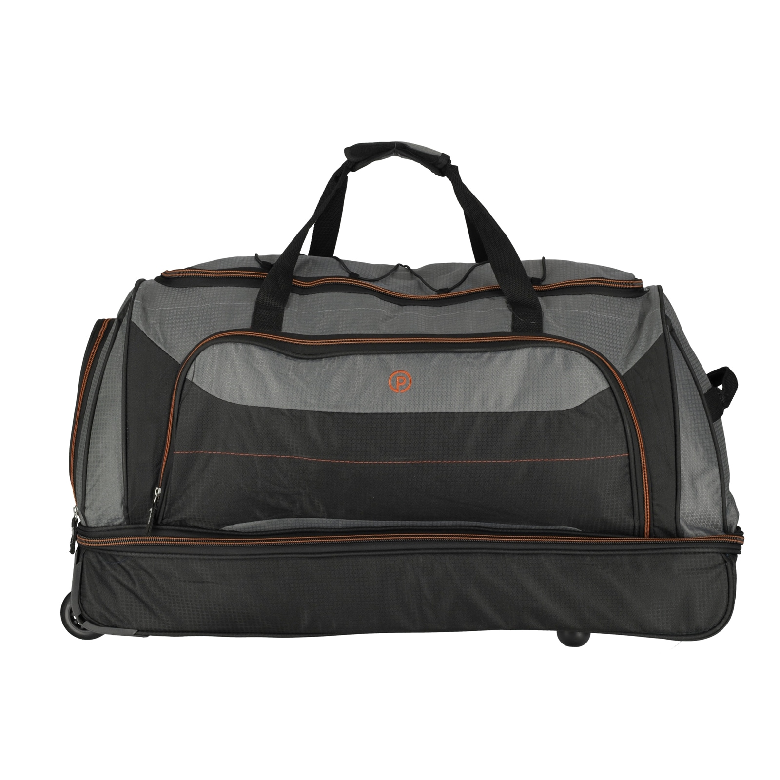 HTI-Living Reisetasche Trolley Schwarz-Grau - Bild 1