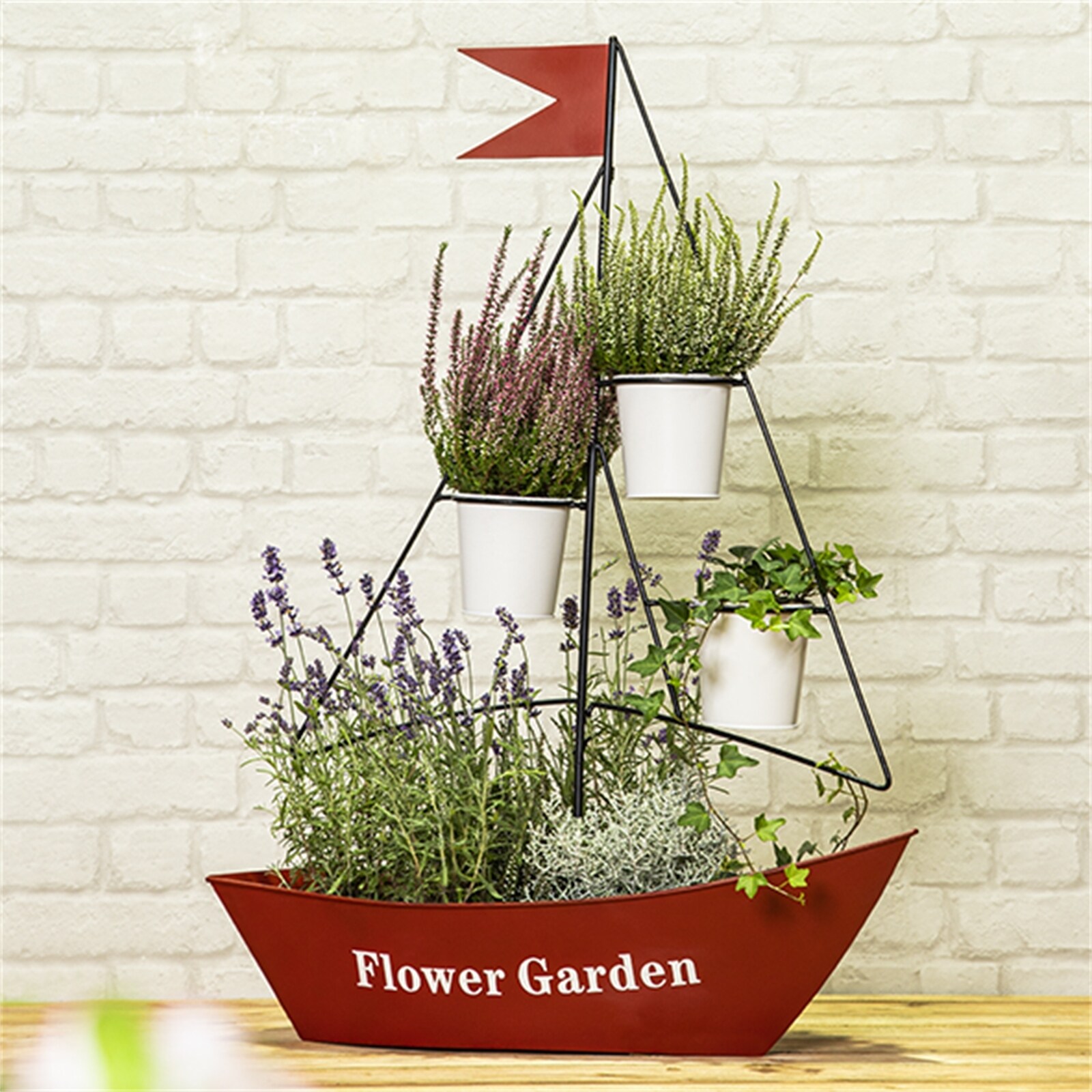 HTI-Living Pflanztopf Segelboot - Bild 1