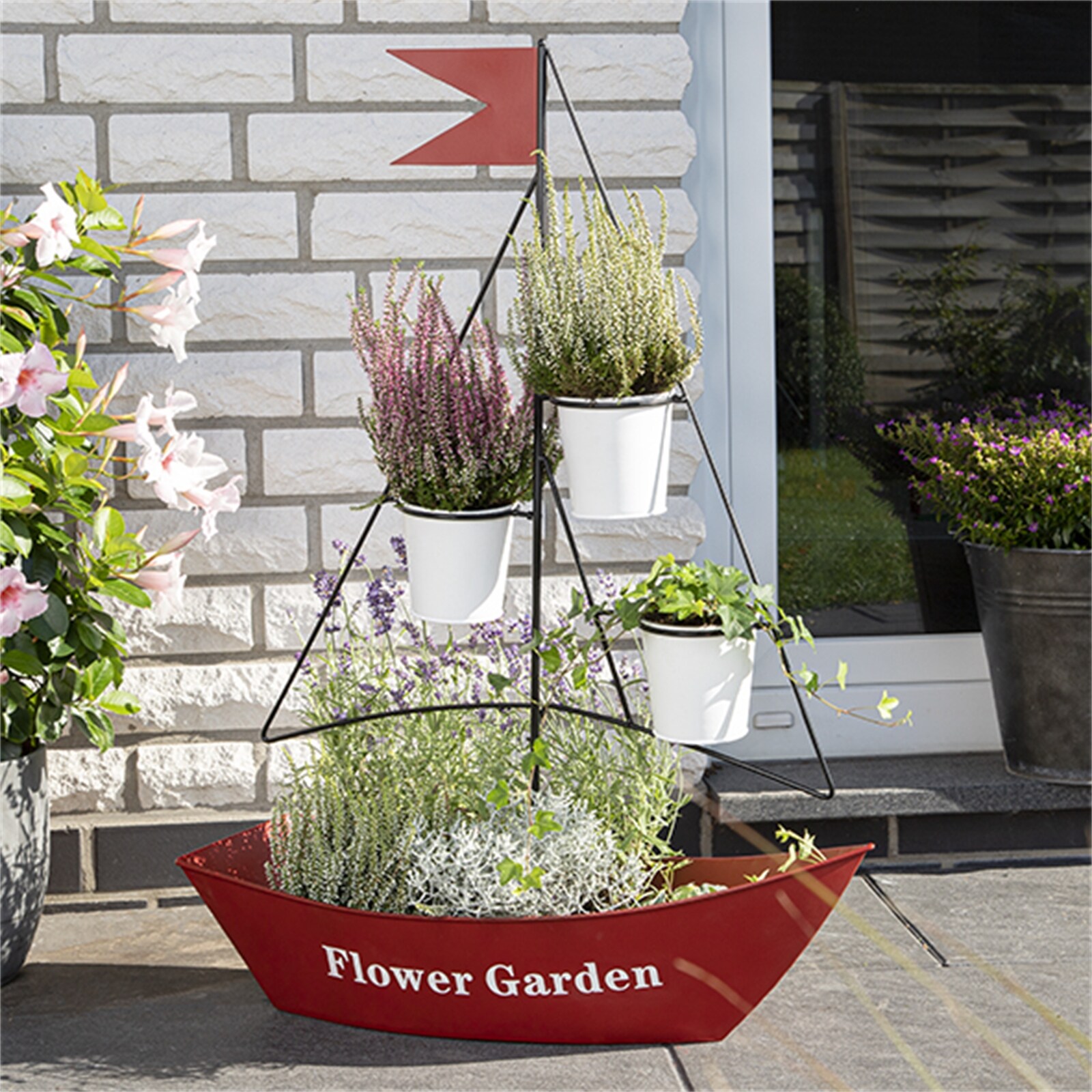 HTI-Living Pflanztopf Segelboot