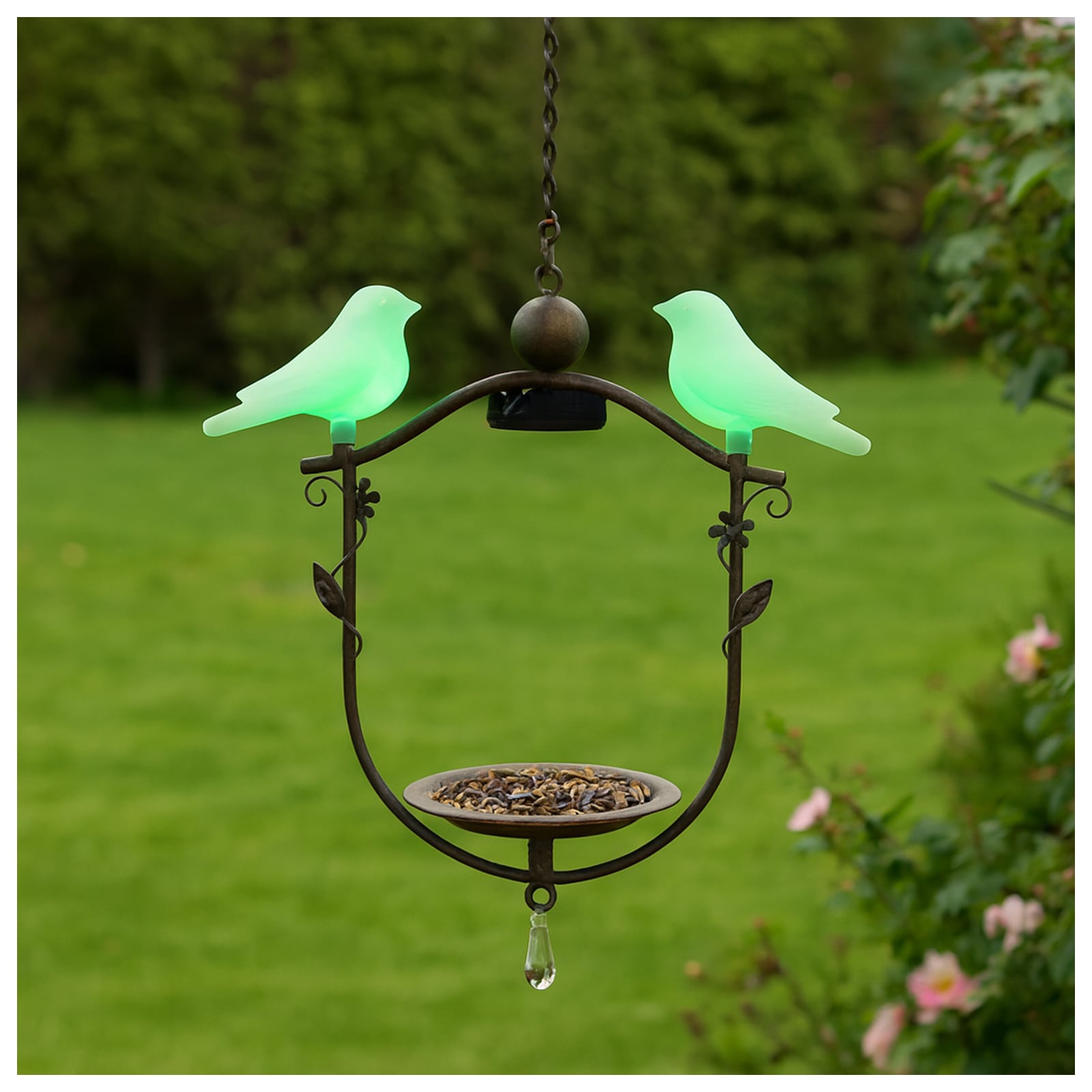 HTI-Living Vogelfutterstation mit LED Beleuchtung - Bild 1