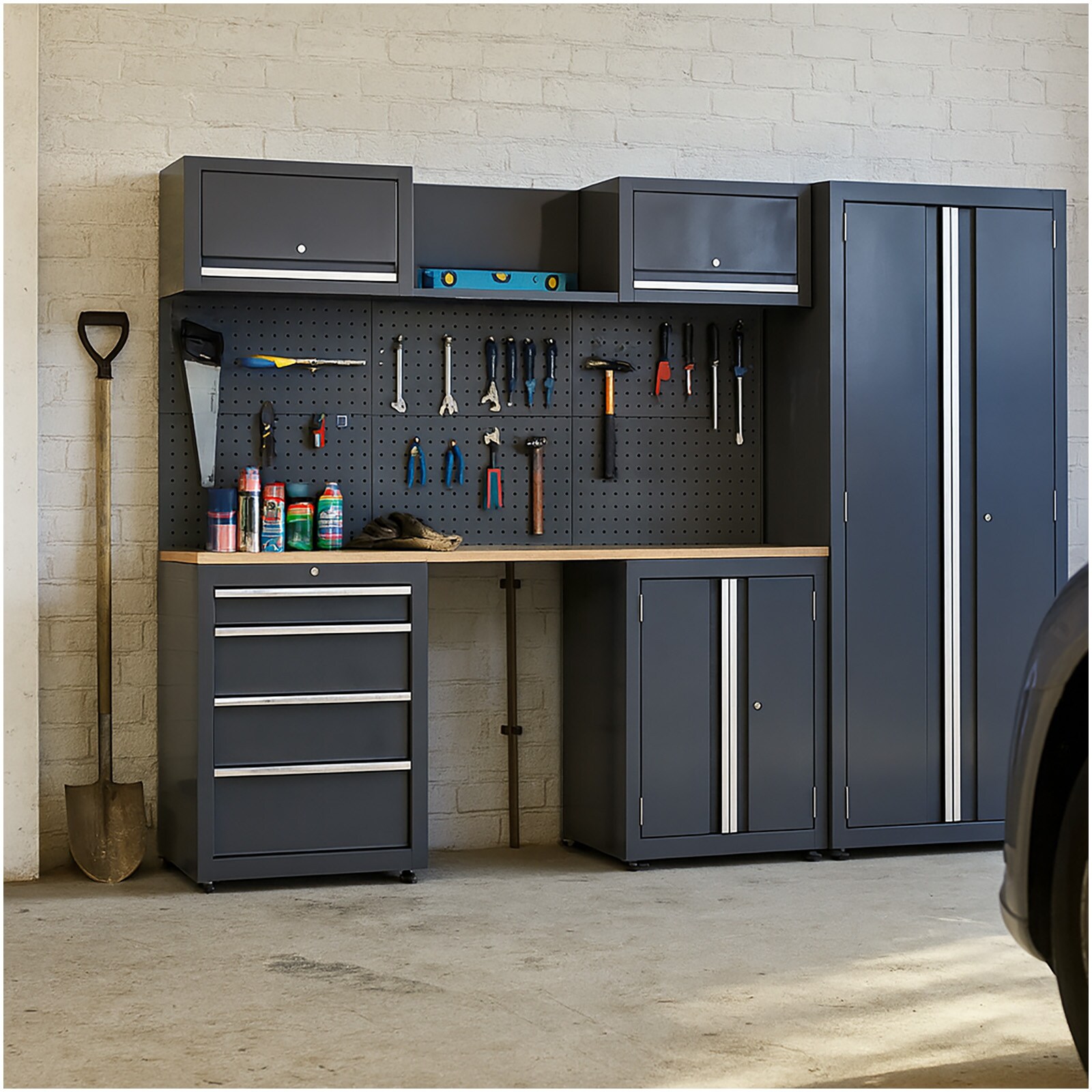 HTI-Living Werkstattwand Havel Grau - Bild 1