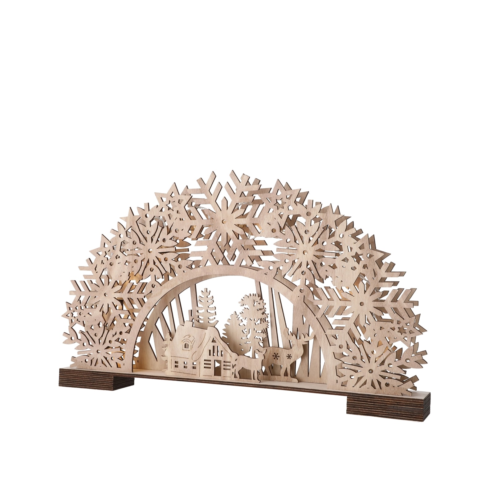 HTI-Living Schwibbogen verschneite Landschaft - Bild 1