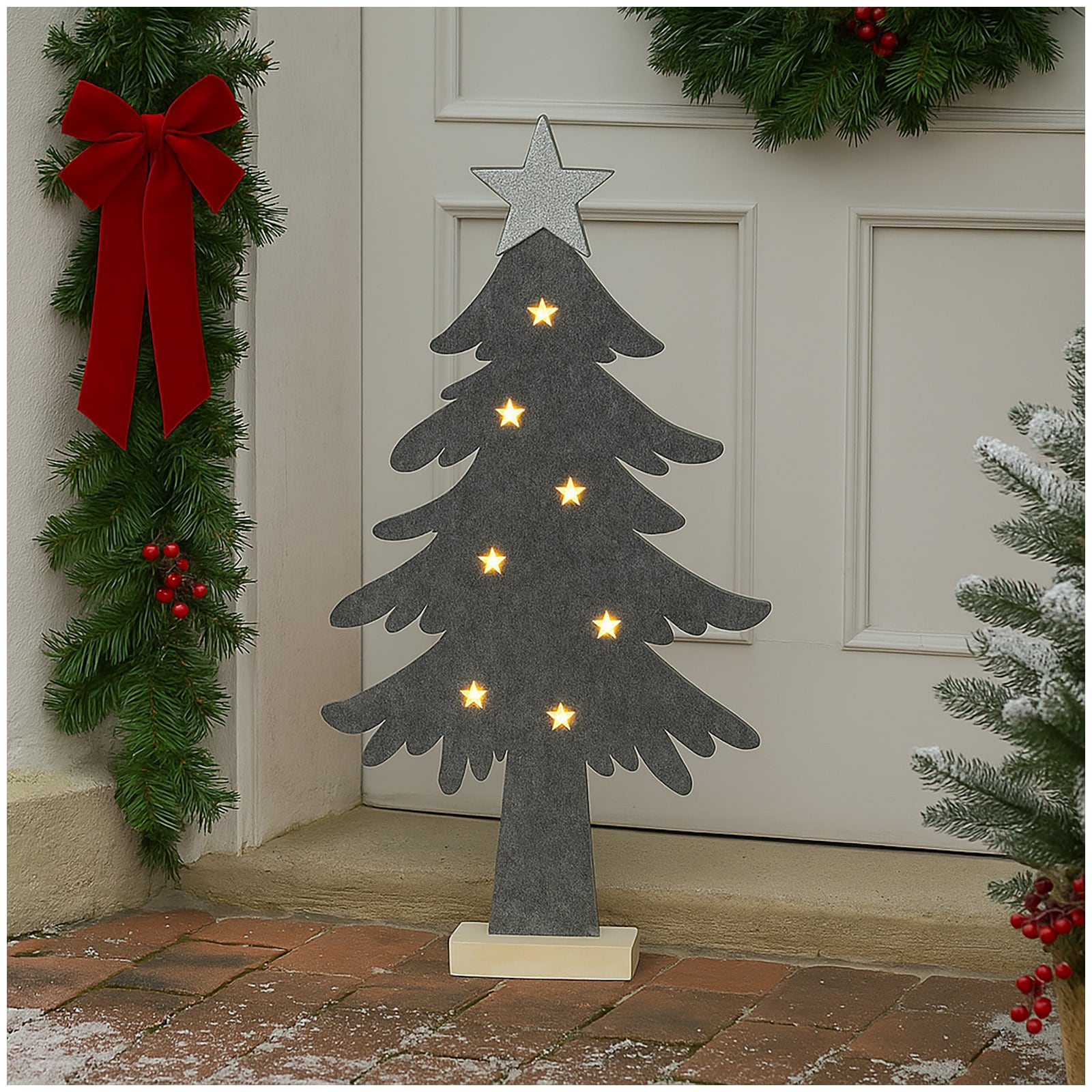 HTI-Living LED Tannenbaum Filz - Bild 1