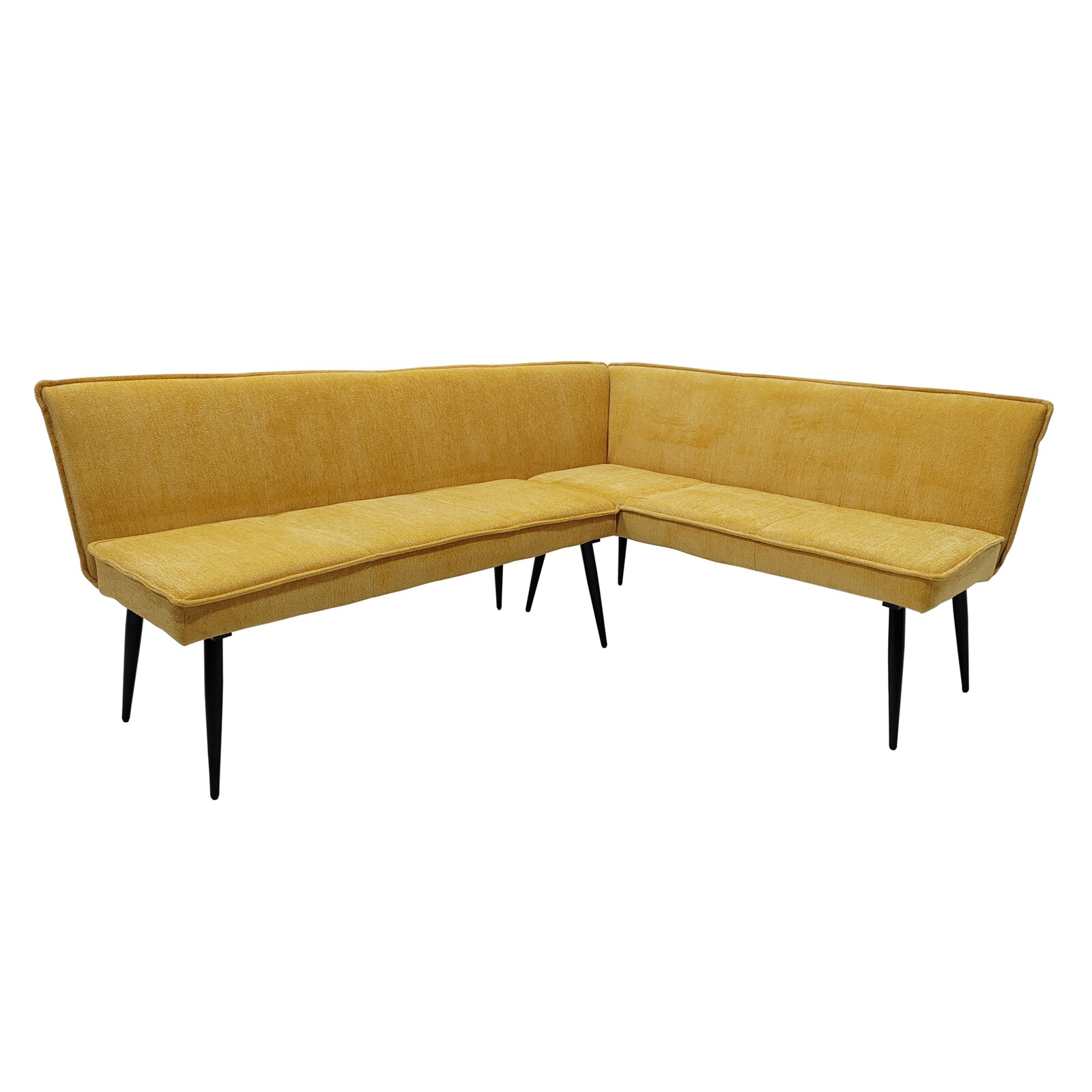 HTI-Living Eckbank 195 x 154 cm Mesilla Gelb kurzer Schenkel rechts