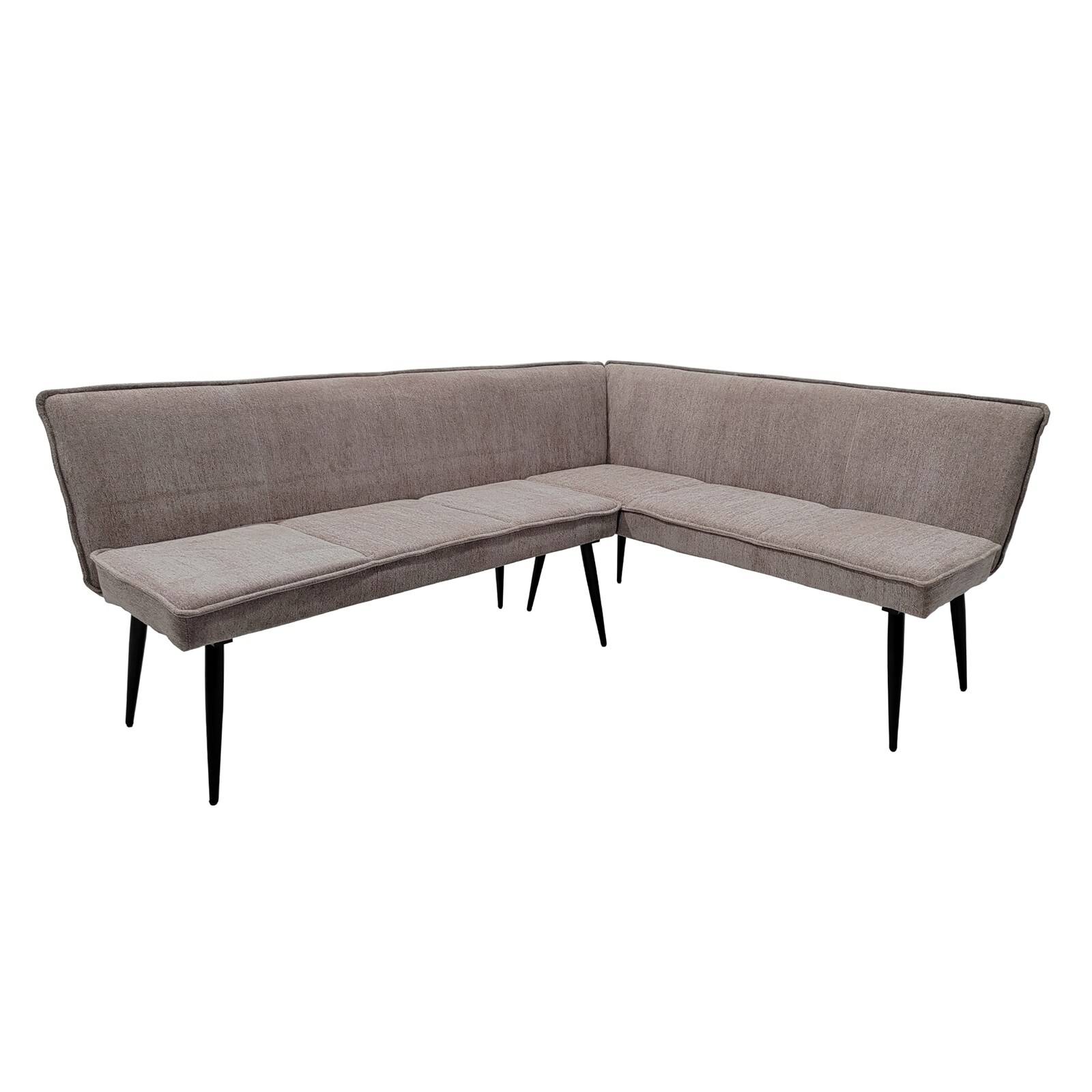 HTI-Living Eckbank 154 x 195 cm Mesilla Braun kurzer Schenkel links - Bild 1