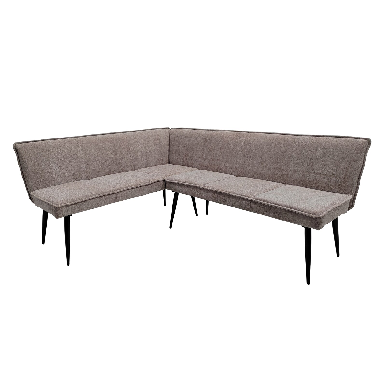 HTI-Living Eckbank 154 x 195 cm Mesilla Braun kurzer Schenkel links
