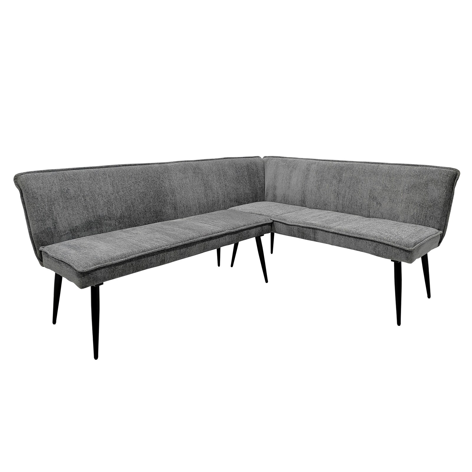 HTI-Living Eckbank 195 x 154 cm Mesilla Blaugrau kurzer Schenkel rechts