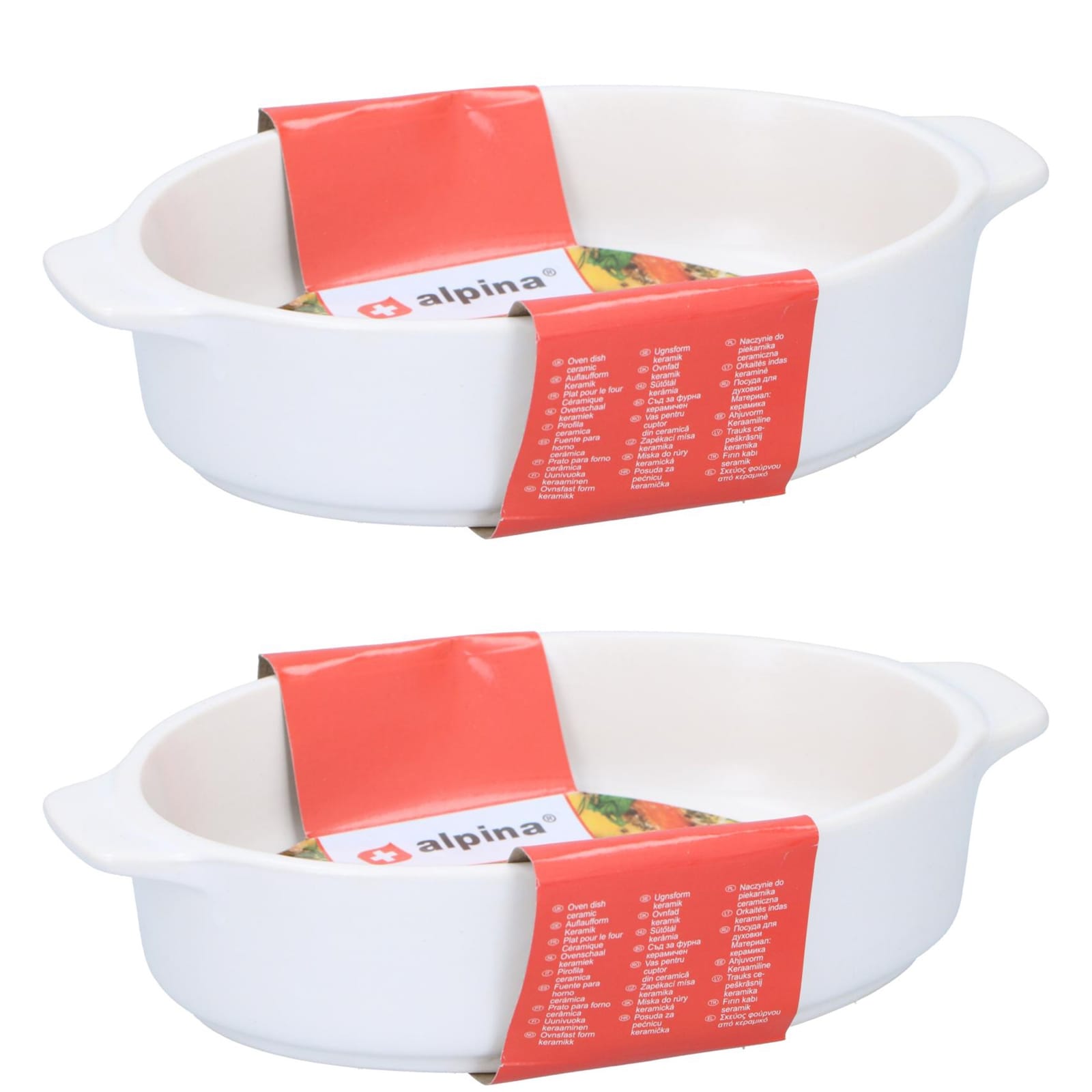 neuetischkultur Auflaufform 2er Set oval Keramik - Bild 1