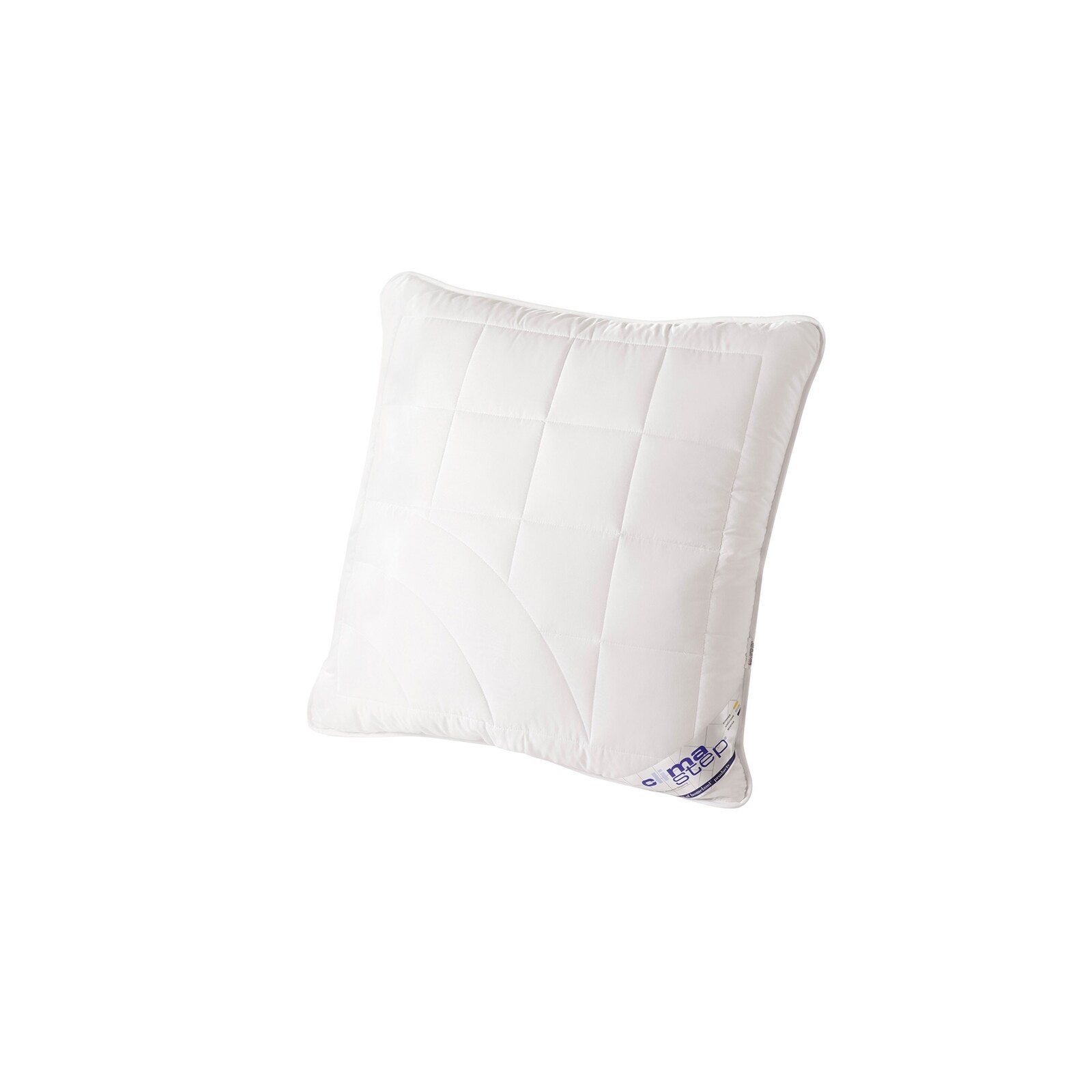 HTI-Living Kopfkissen 80x80 cm Karo-Steppung Wei&szlig; - Bild 1