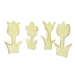 HTI-Living Frühlingsblumen 4 er Set aus Keramik 15 cm - Bild 1