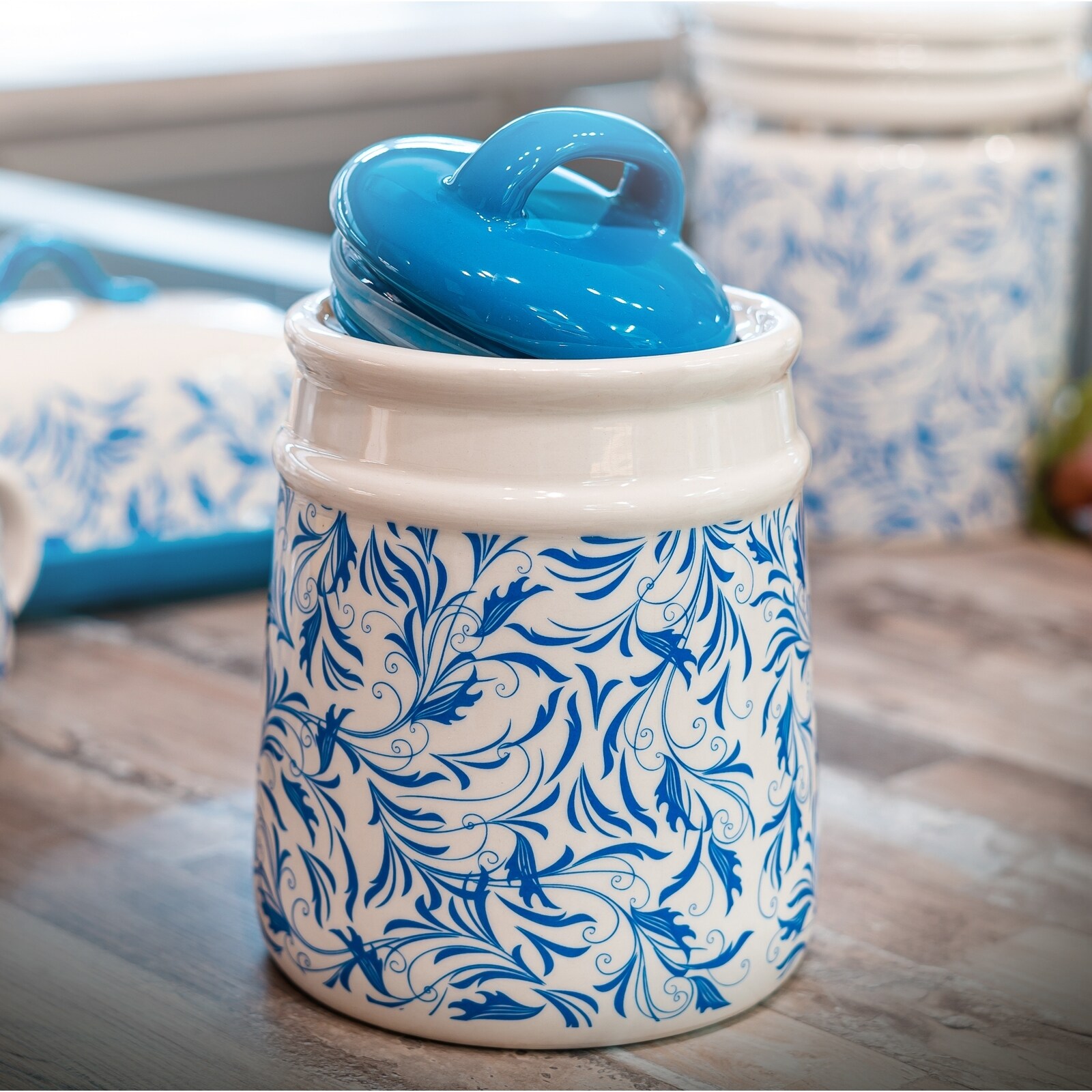 neuetischkultur Lebensmitteldose im Landhausstil 11 x 16 cm Ornament - Bild 1