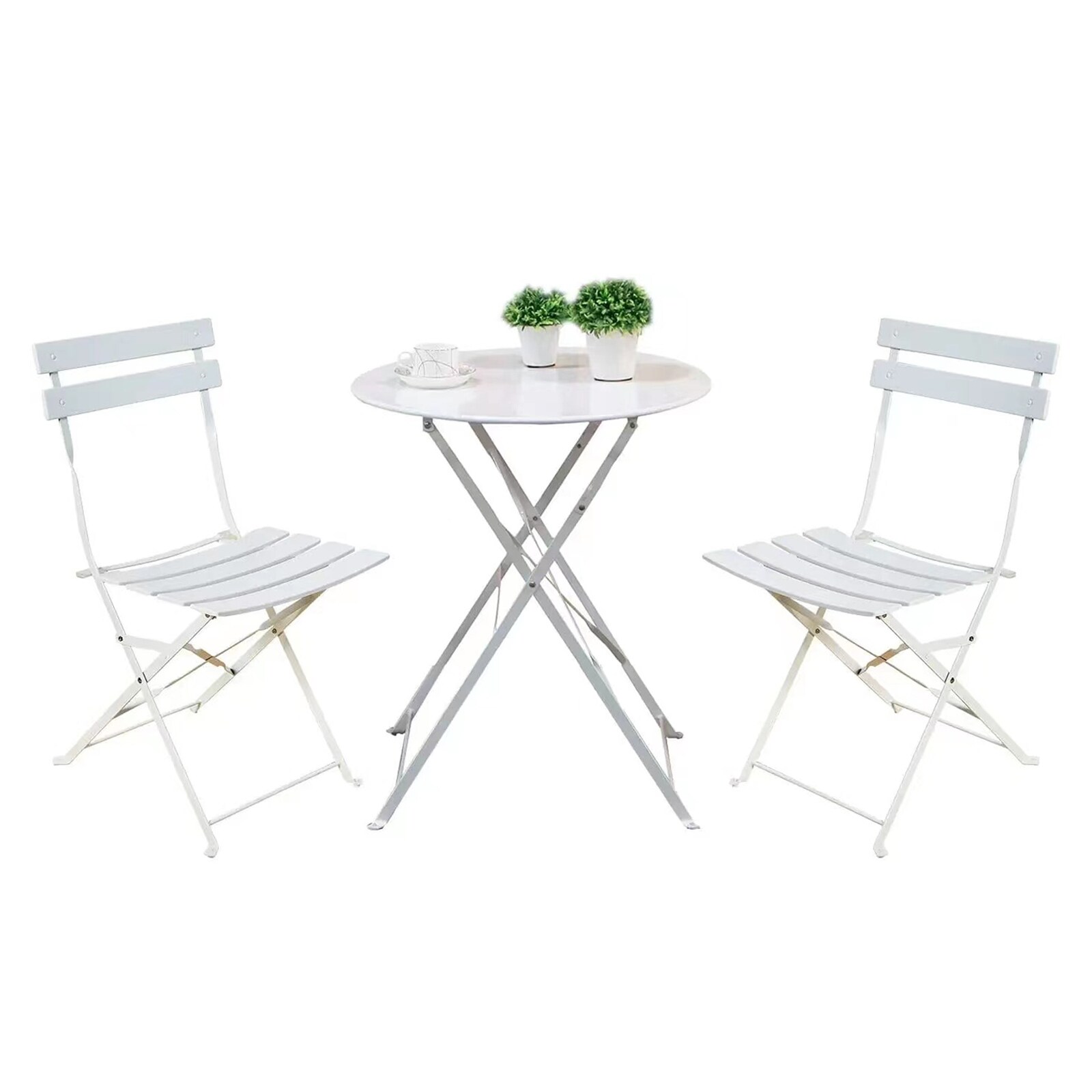 HTI-Living Bistroset 3-teilig Cavo Wei&szlig; - Bild 1