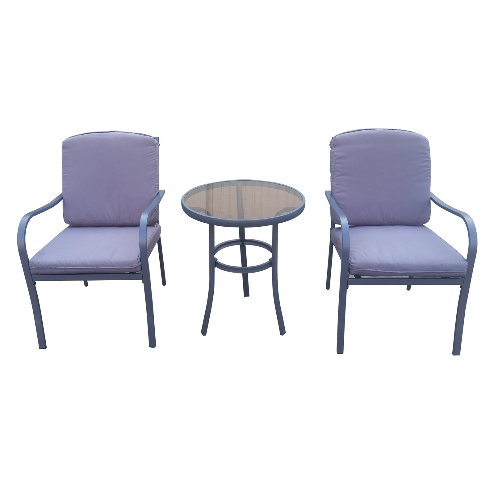 HTI-Living Terrassenm&ouml;bel 3-teilig Nonza Grau - Bild 1