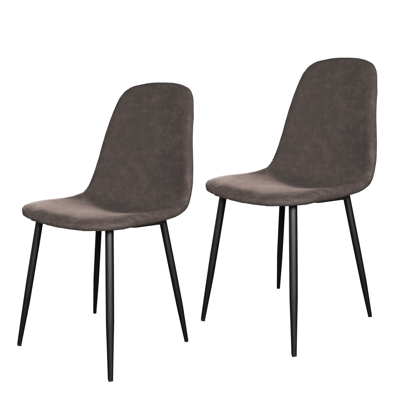 HTI-Living Esszimmerstuhl Kunstleder 2er Set Savannah Antikbraun - Bild 1