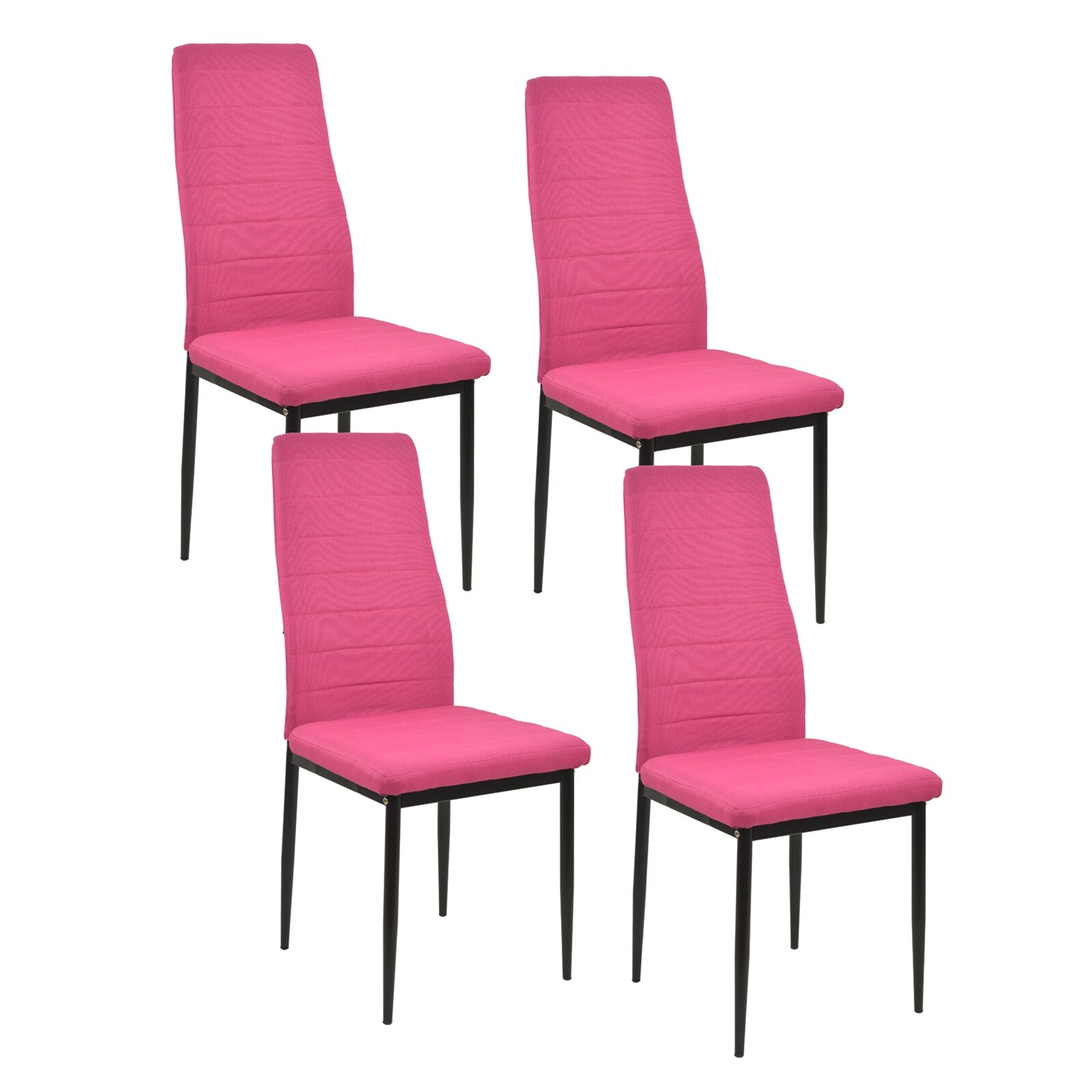 HTI-Living Esszimmerstuhl 4er Set Memphis Pink - Bild 1