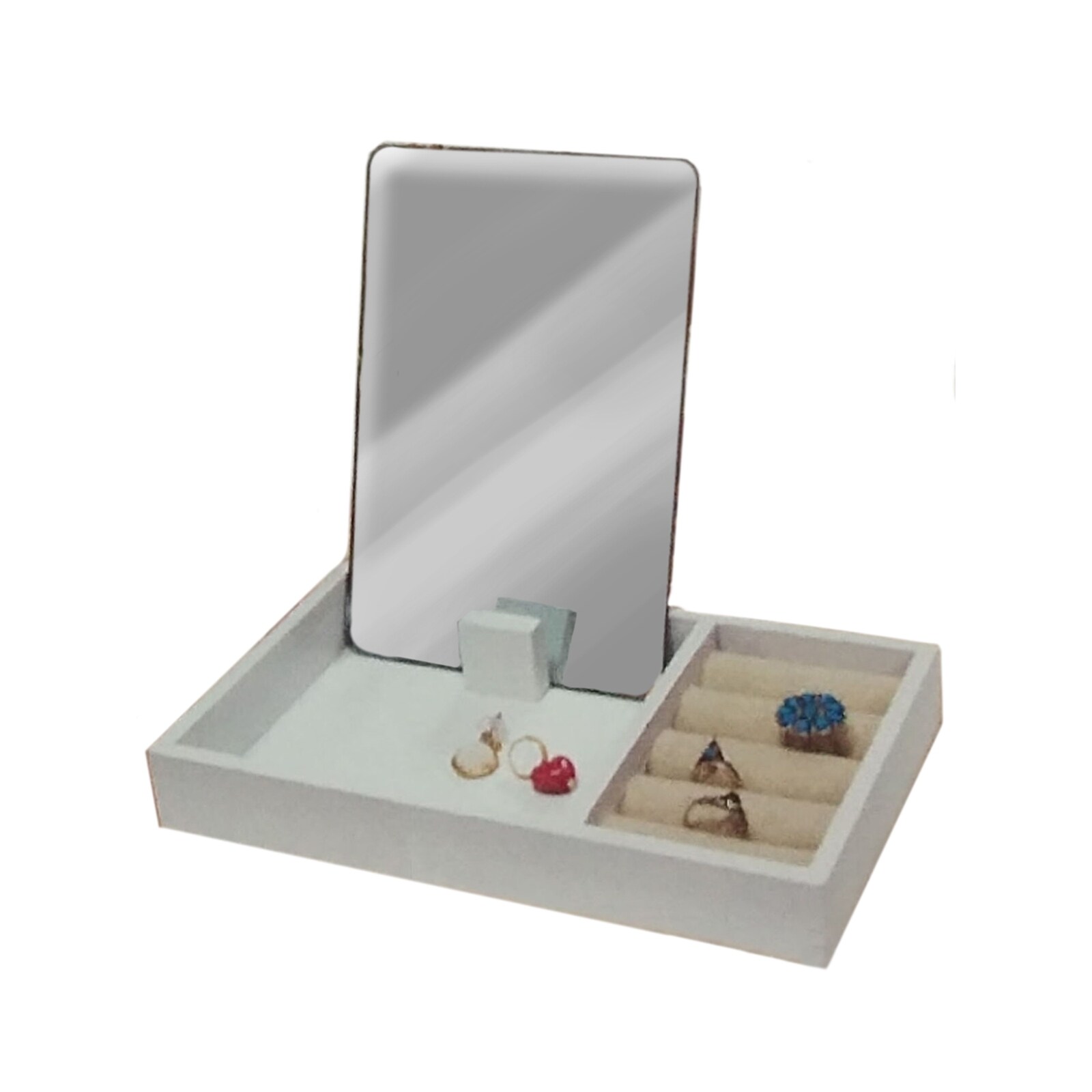 HTI-Living Schmuckaufbewahrung Viola mit Spiegel - Bild 1