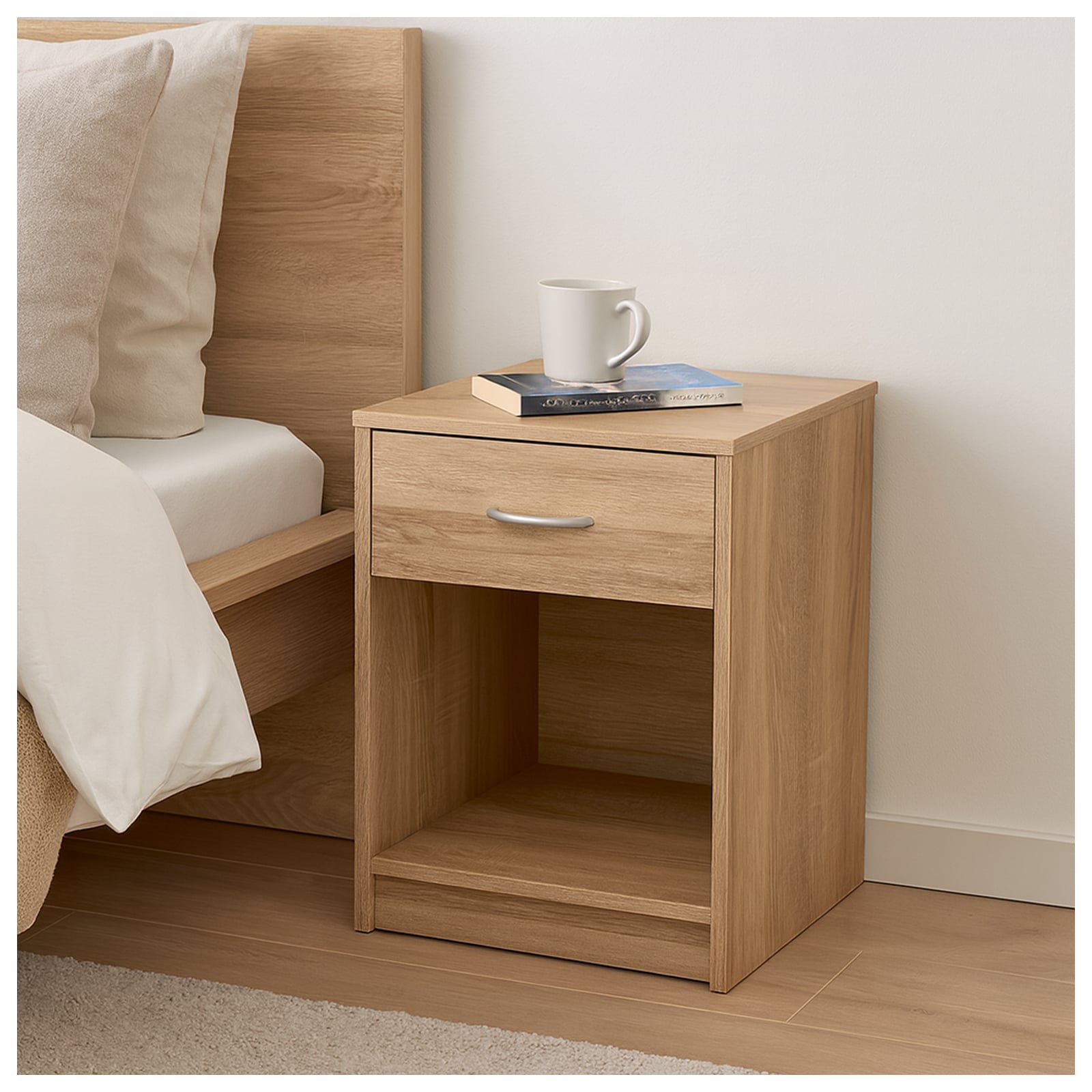 HTI-Living Nachtschrank mit 1 Schublade Nina Sonoma - Bild 1