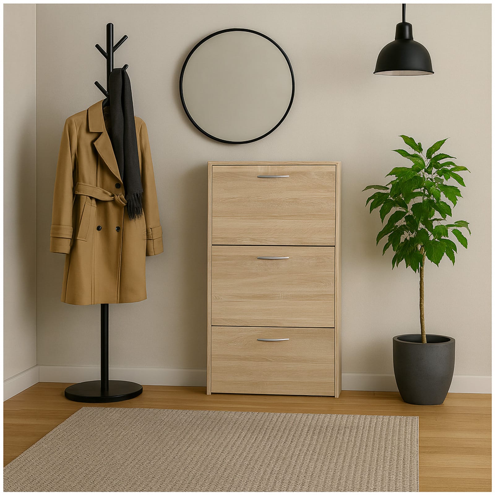 HTI-Living Schuhschrank Thekla Sonoma - Bild 1