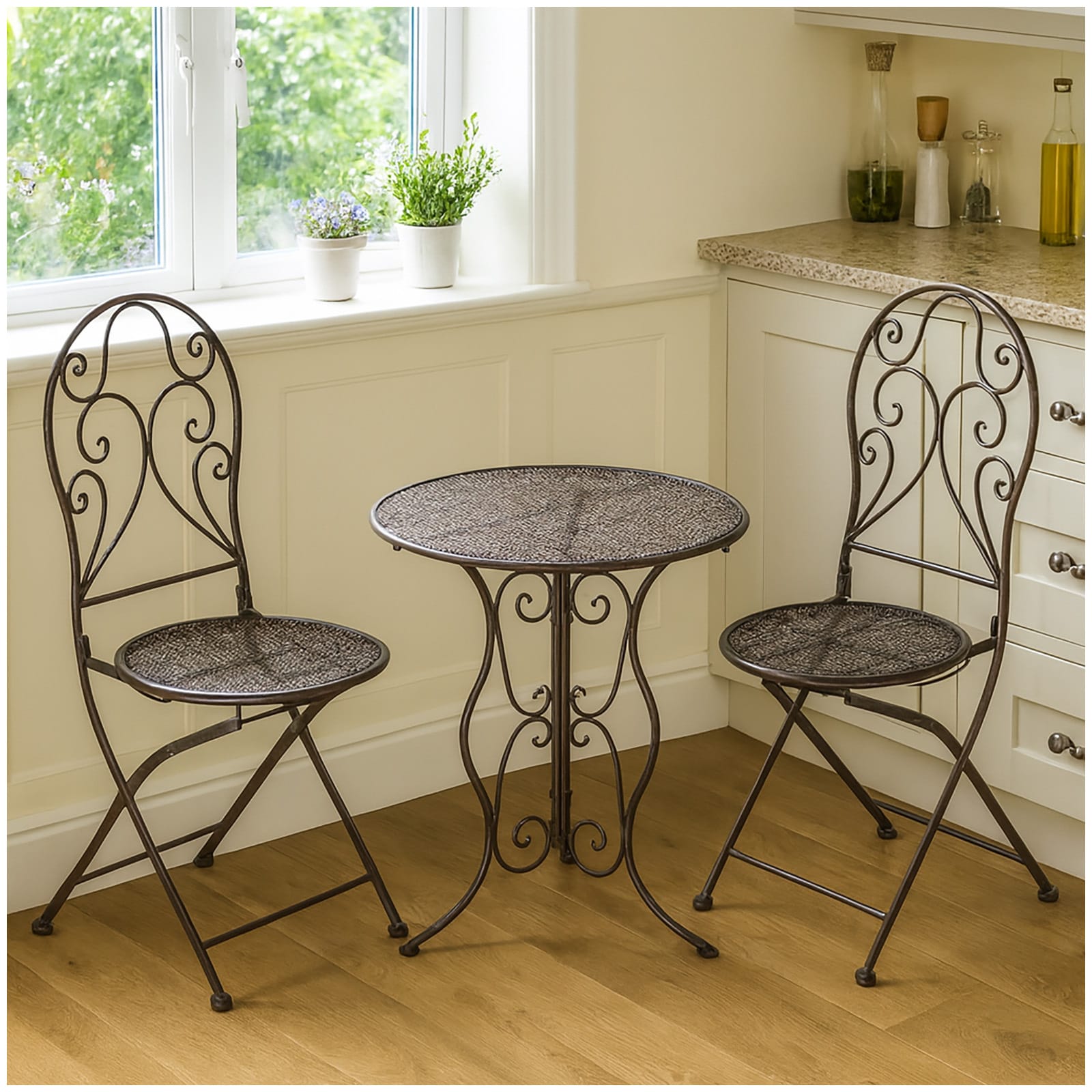 HTI-Living Essgruppe 3-teilig Lani Braun - Bild 1