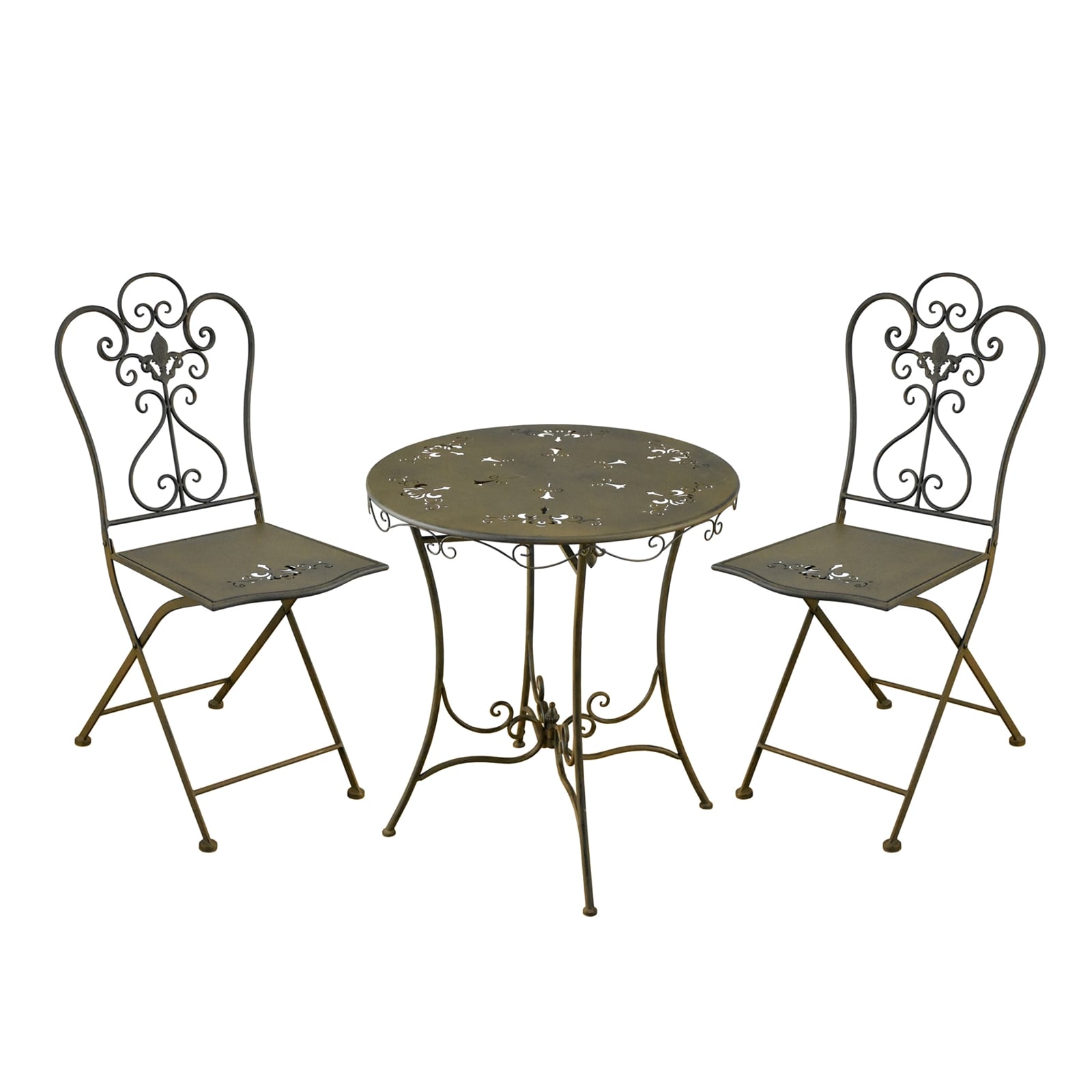 HTI-Living Essgruppe 3-teilig Lily Braun - Bild 1