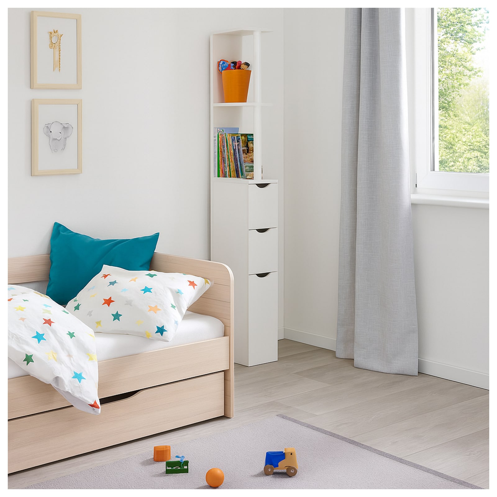 HTI-Living Raumteilerregal 136 cm Thekla Wei&szlig; - Bild 1