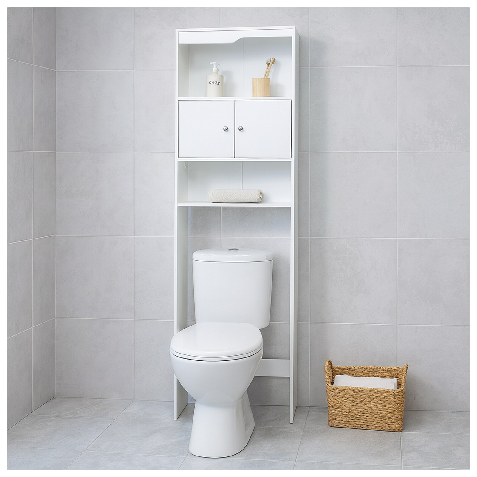 HTI-Living Badregal Thekla Wei&szlig; - Bild 1