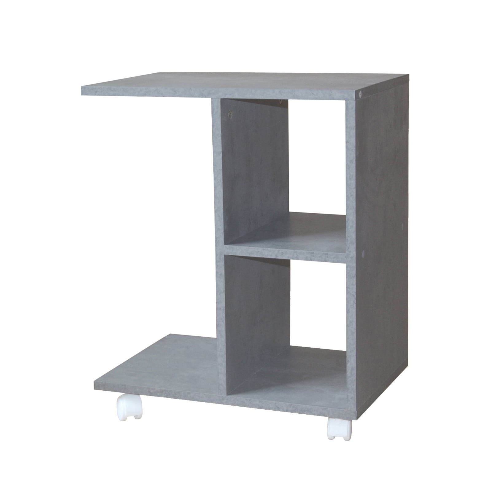HTI-Living Beistelltisch auf Rollen Thekla Beton - Bild 1