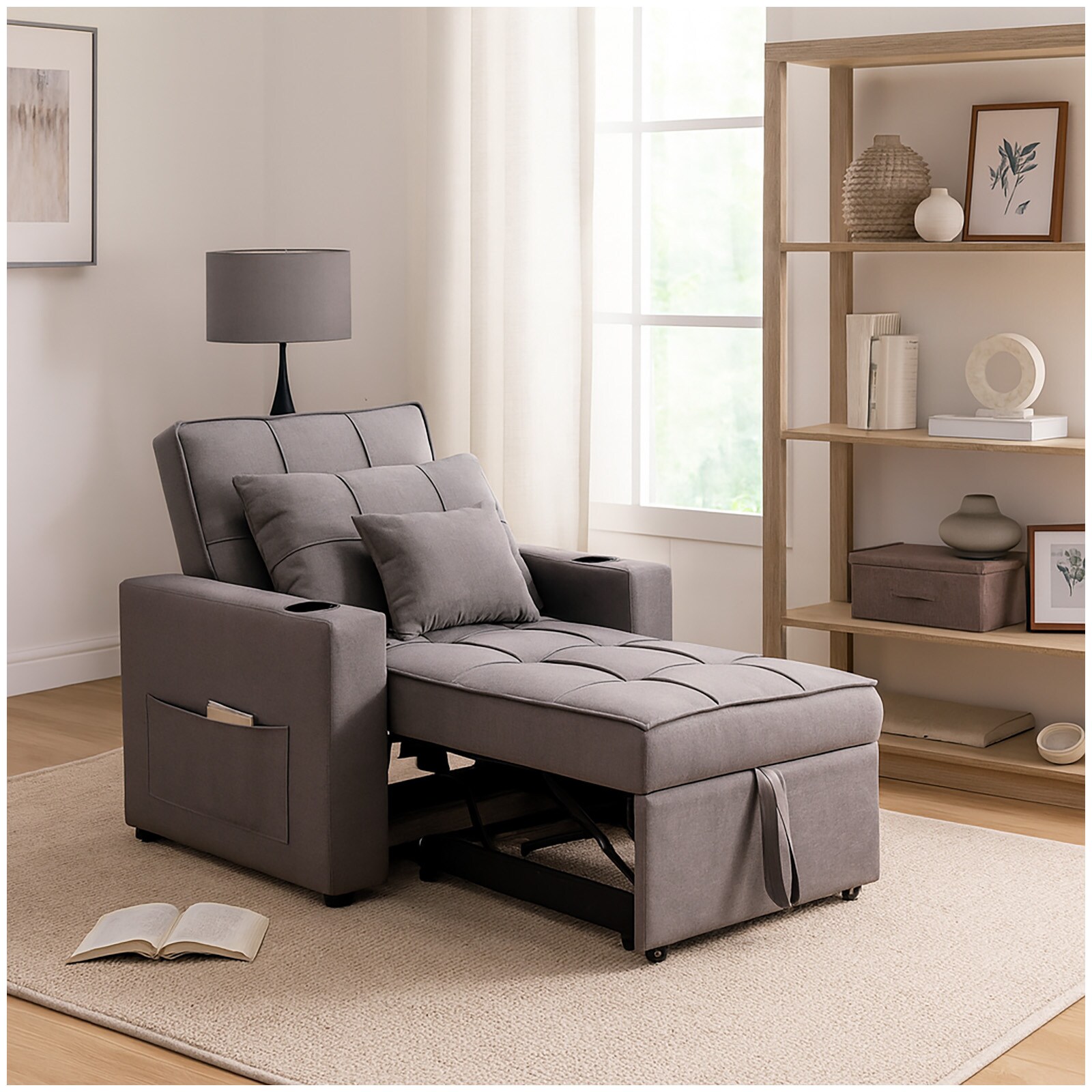 HTI-Living Relaxsessel Maritta Dunkelgrau - Bild 1