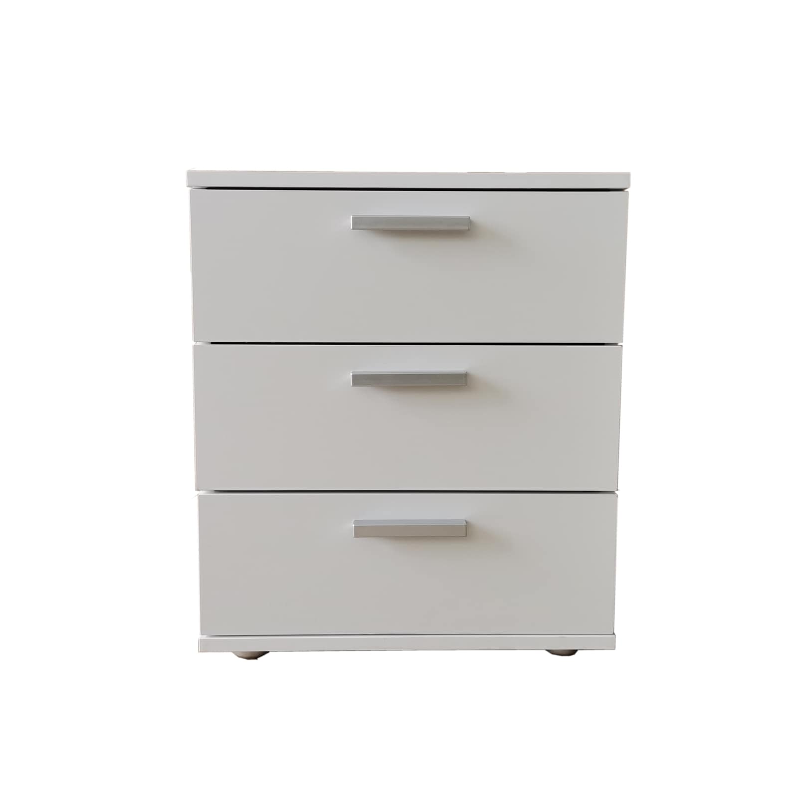 HTI-Living Nachtkommode 3 Schubladen Nina Wei&szlig; - Bild 1