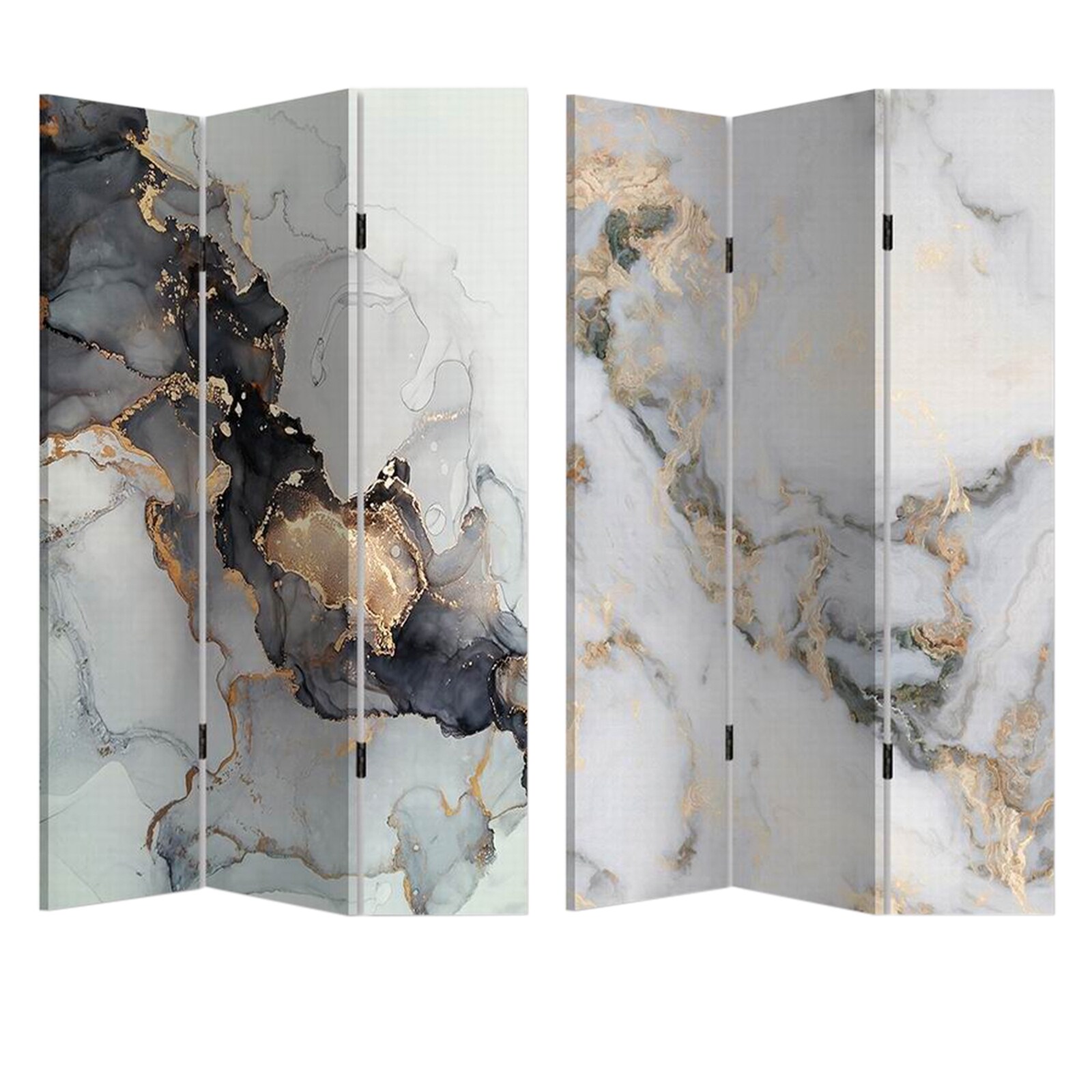 HTI-Living Paravent Marmor - Bild 1