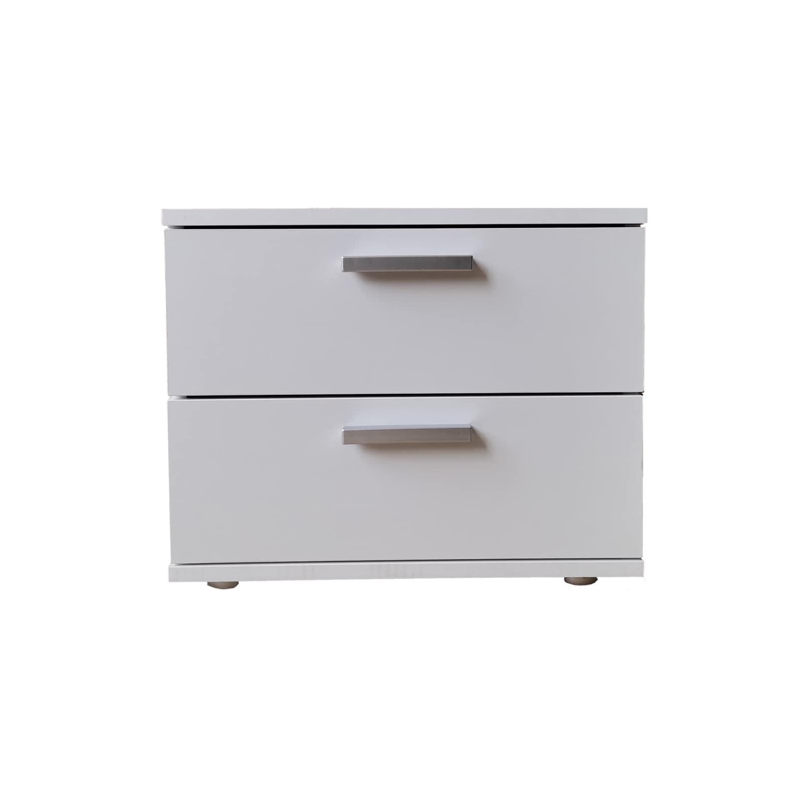 HTI-Living Nachtschrank Wei&szlig; mit 2 Schubladen Nina - Bild 1