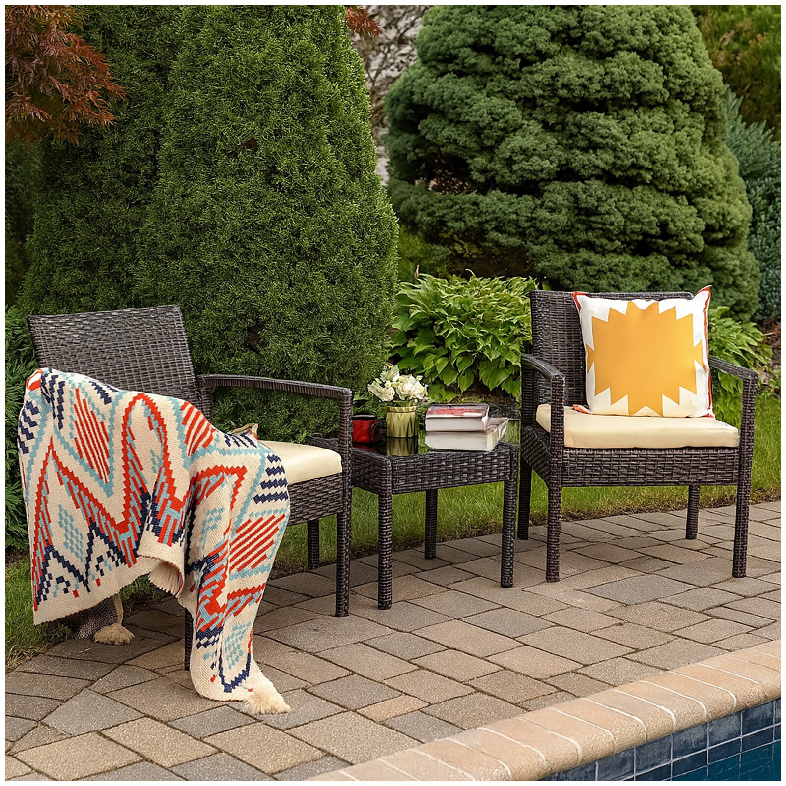 HTI-Living Sitzgruppe 3-teilig Santadi - Bild 1