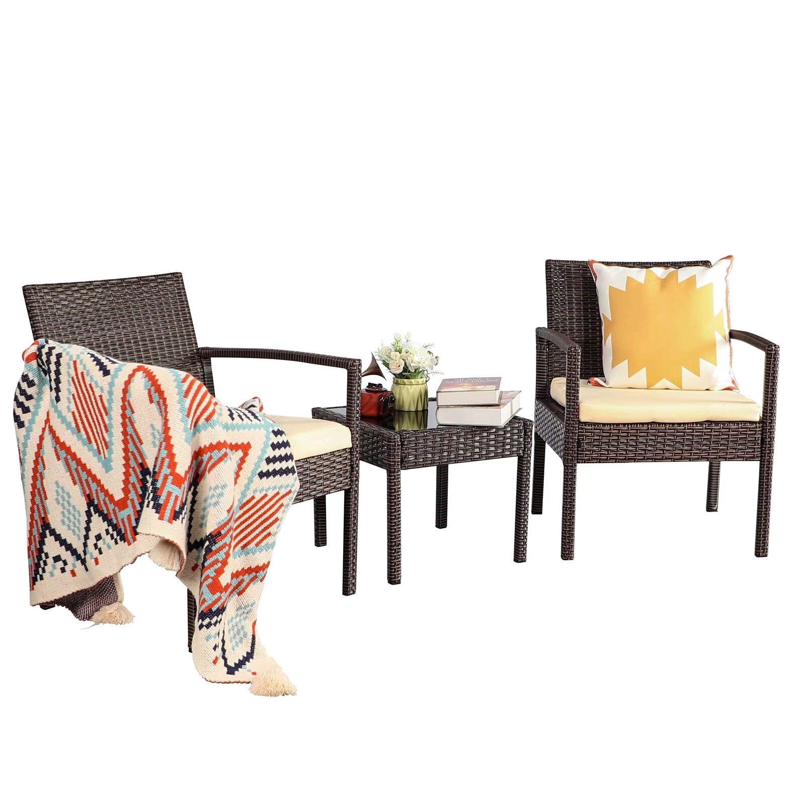 HTI-Living Sitzgruppe 3-teilig Santadi | 04255701922328
