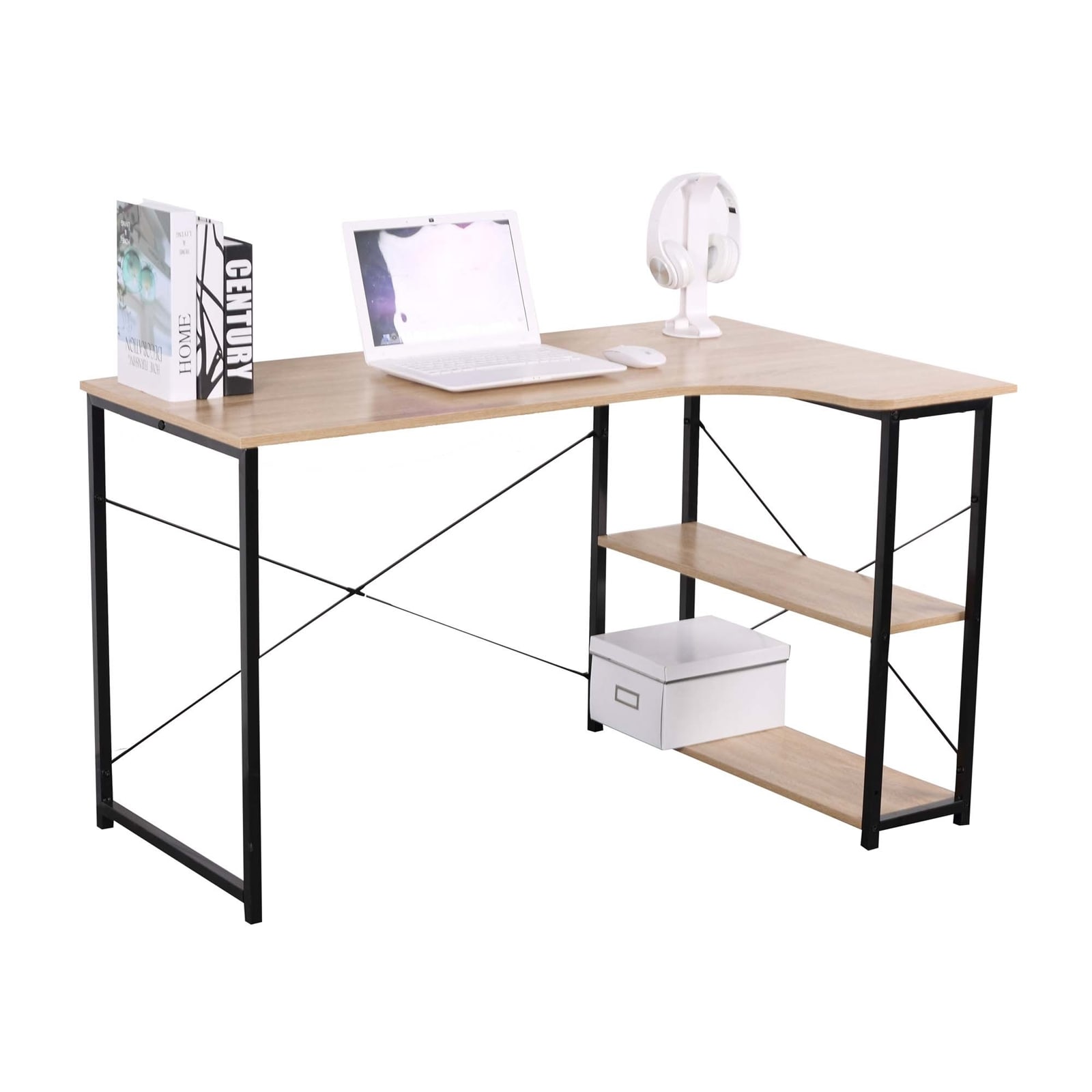 HTI-Living Winkelschreibtisch 120 x 73 - Bild 1