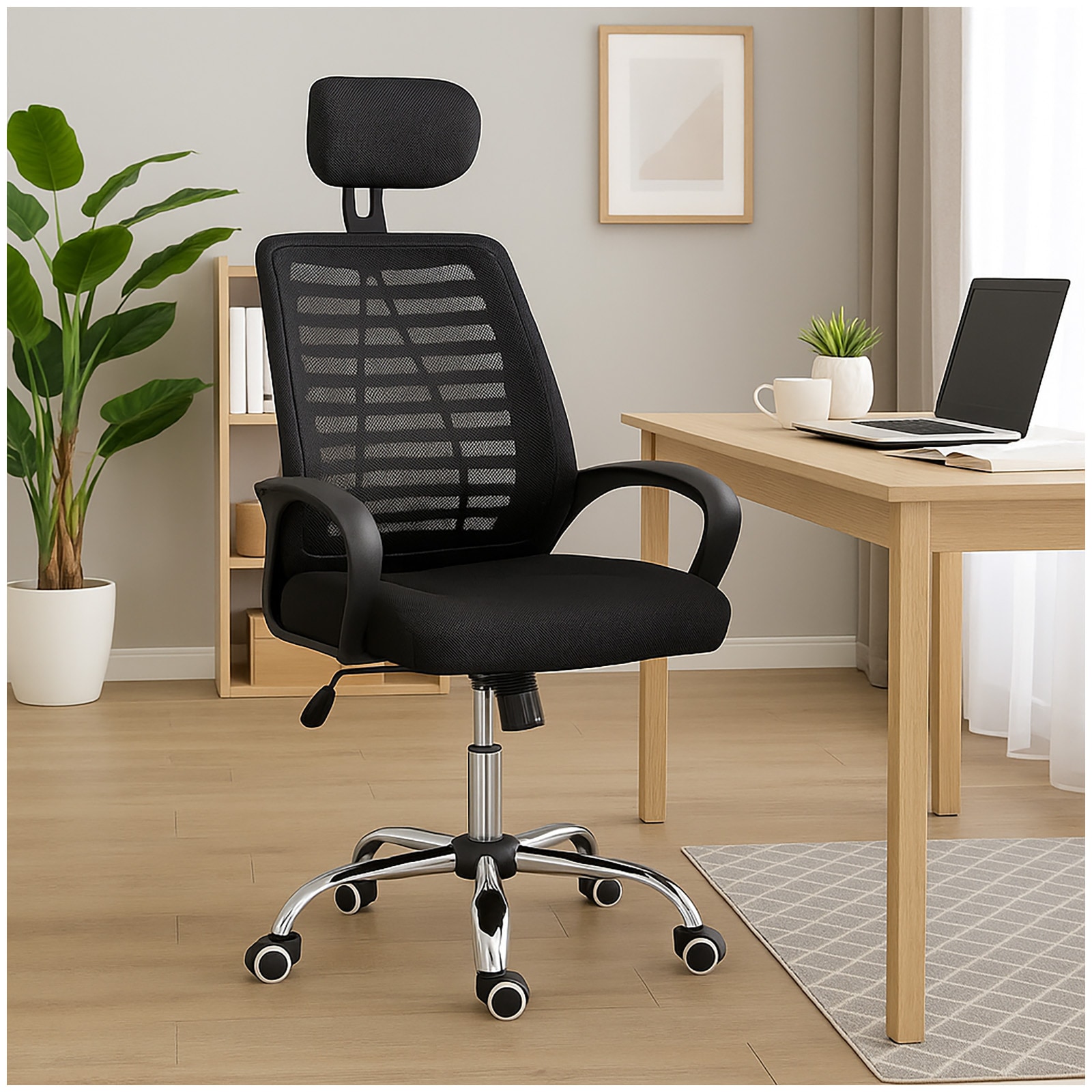 HTI-Living Drehstuhl mit Kopfst&uuml;tze Terry - Bild 1