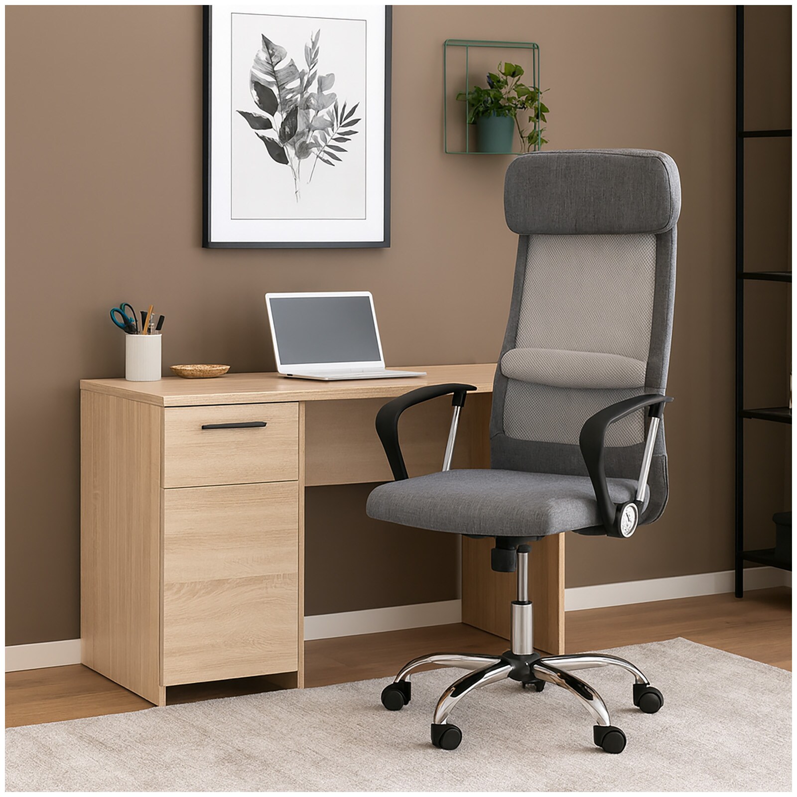 HTI-Living Drehstuhl mit Meshgewebe Simon | 04255701925206