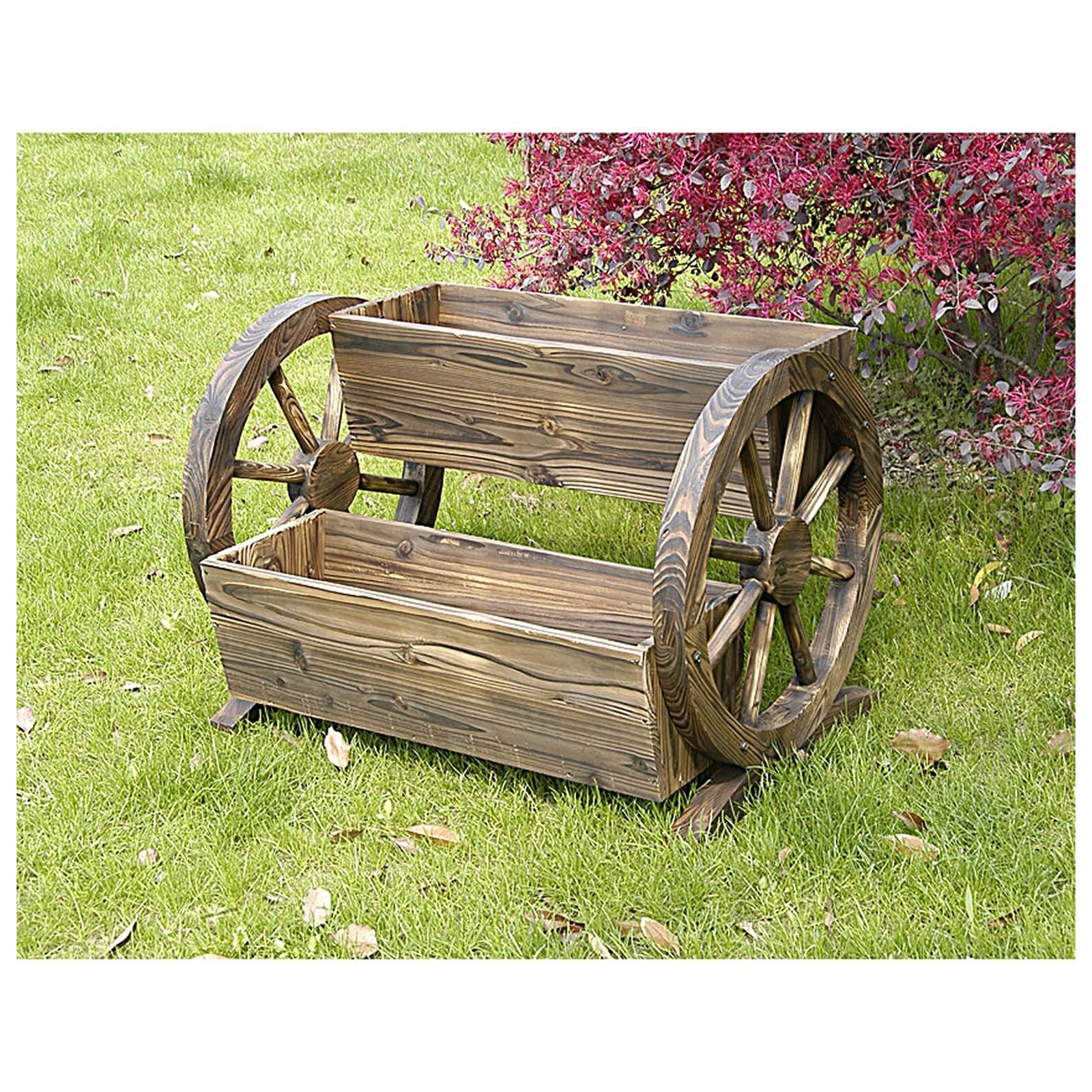 HTI-Living Blumenkasten mit 2 Pflanzgef&auml;&szlig;en Rustikal - Bild 1