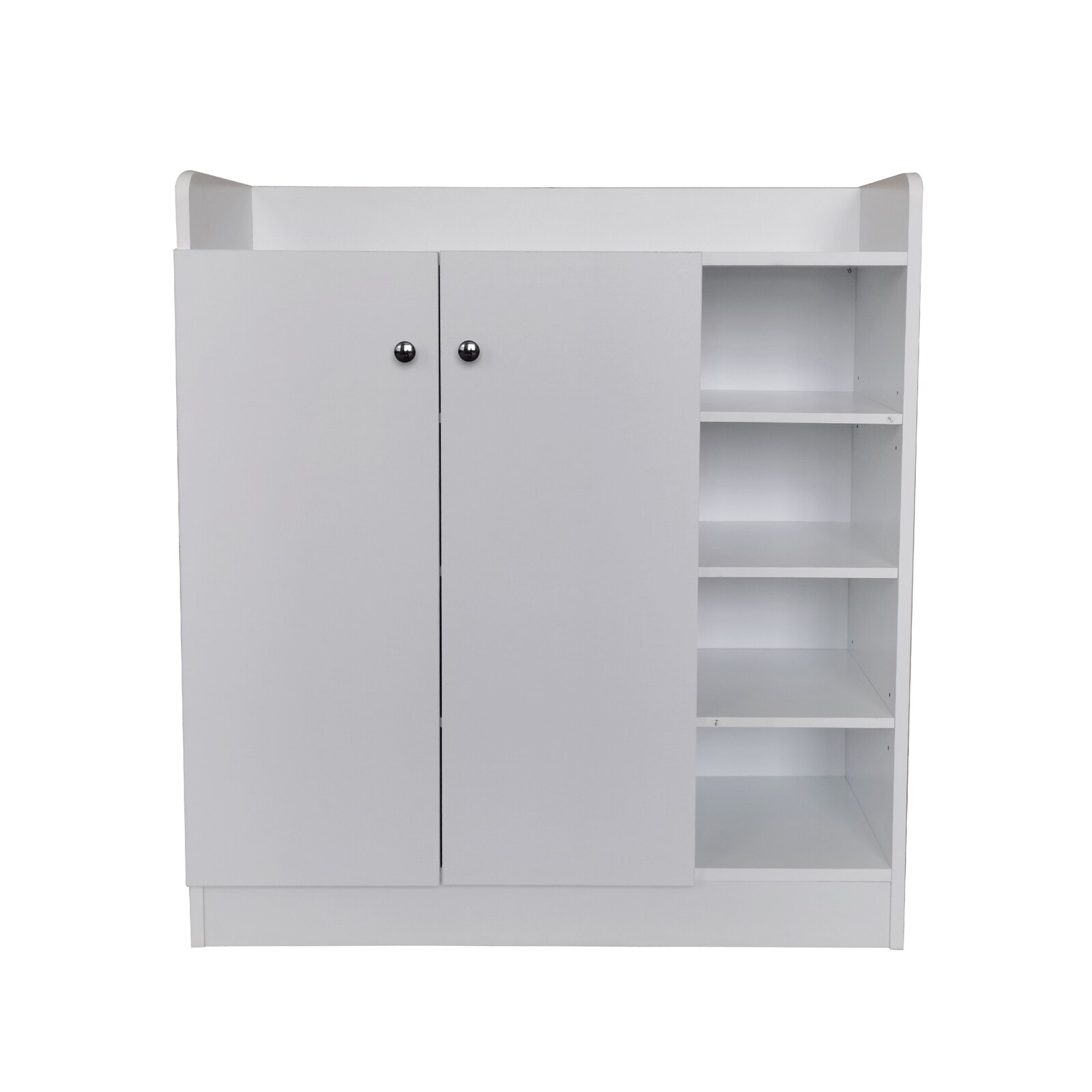 HTI-Living Sideboard mit 8 Regalfächern Weiß
