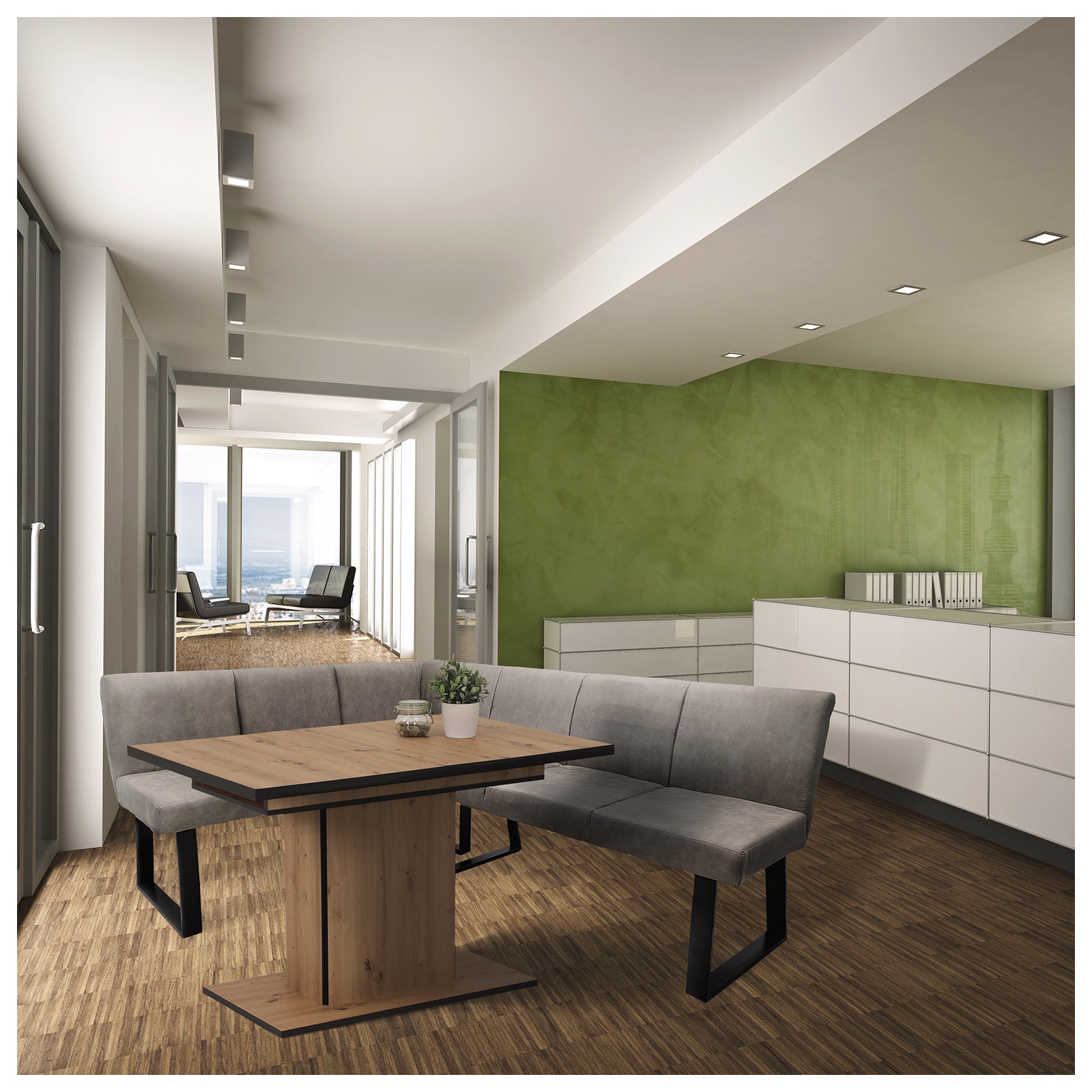 HTI-Living Eckbank 152 x 192 cm Vemal kurzer Schenkel links - Bild 1