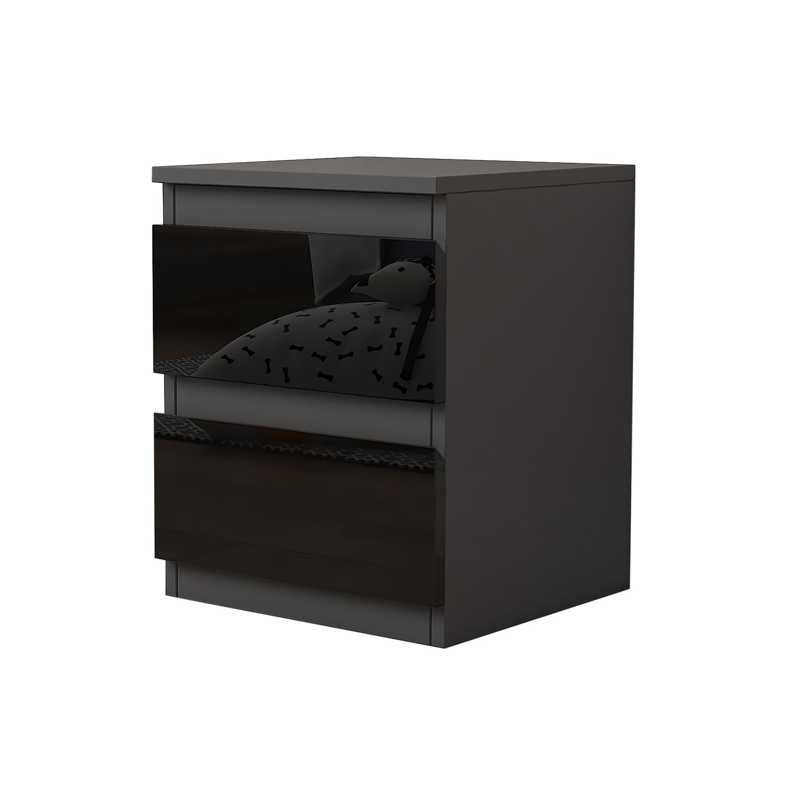 HTI-Living Nachtschrank Kenji Hochglanz - Bild 1