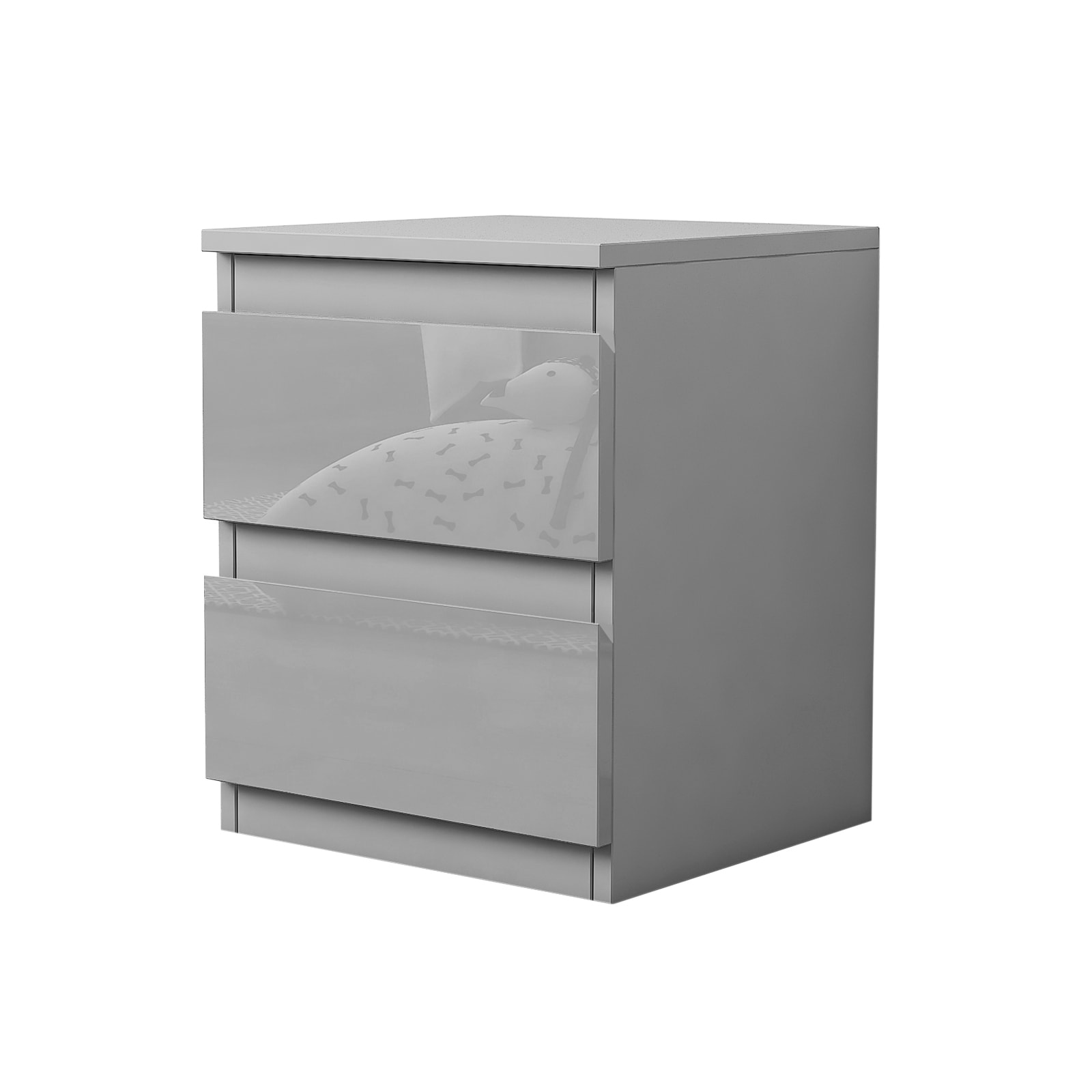 HTI-Living Nachtschrank Kenji Hochglanz - Bild 1