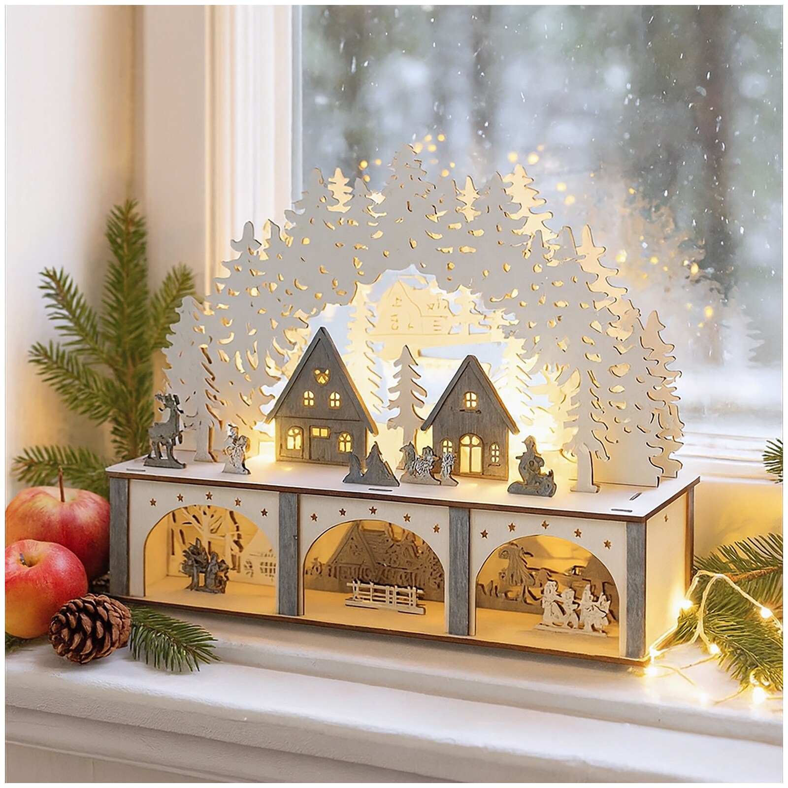 HTI-Living Leuchtbogen Dorfidylle - Bild 1