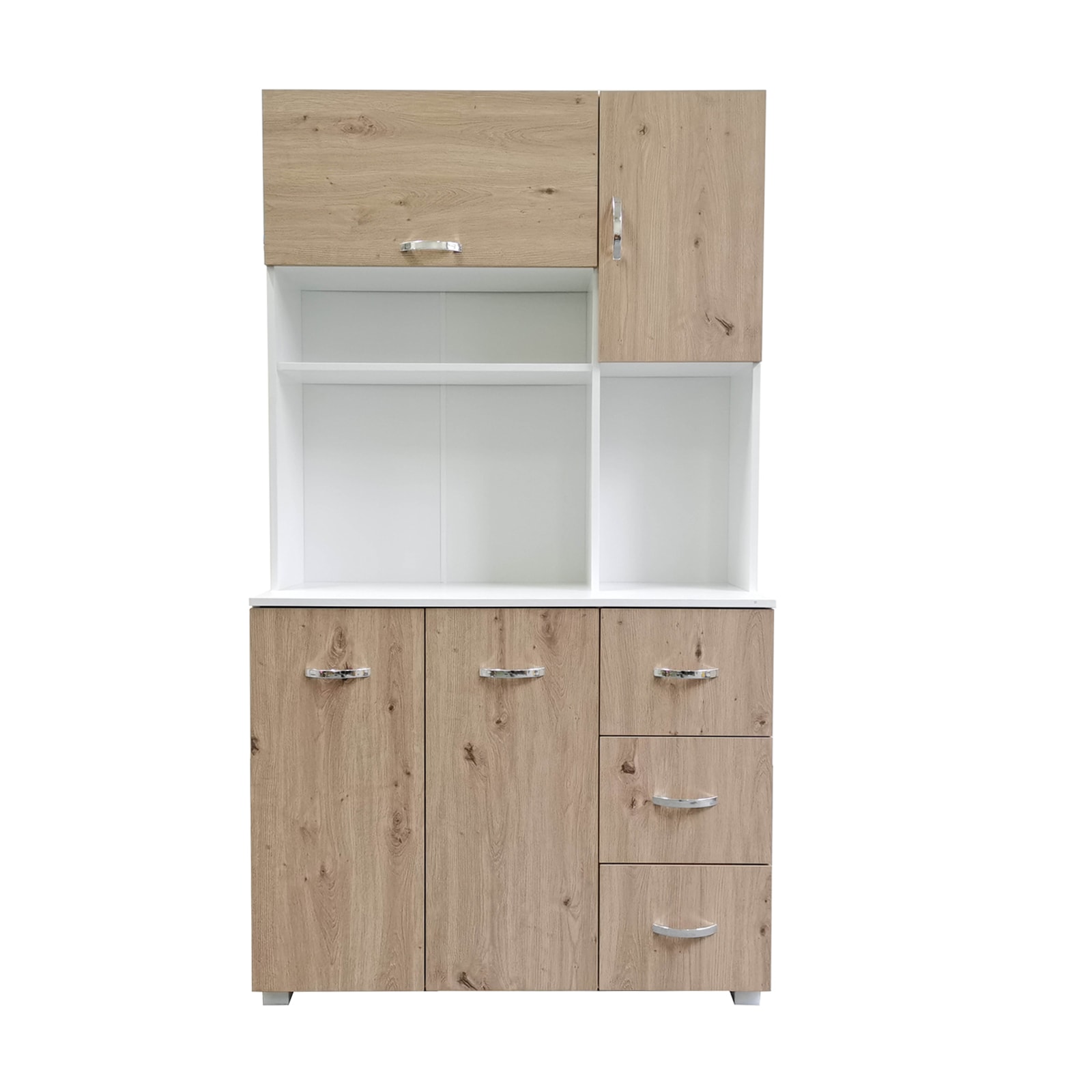 HTI-Living K&uuml;chenschrank Wei&szlig; Artisaneiche Blanca - Bild 1
