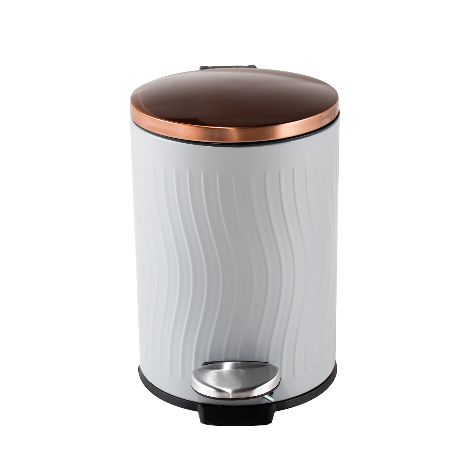 HTI-Living Abfalleimer 5 Liter Grau/Kupfer Jannik - Bild 1