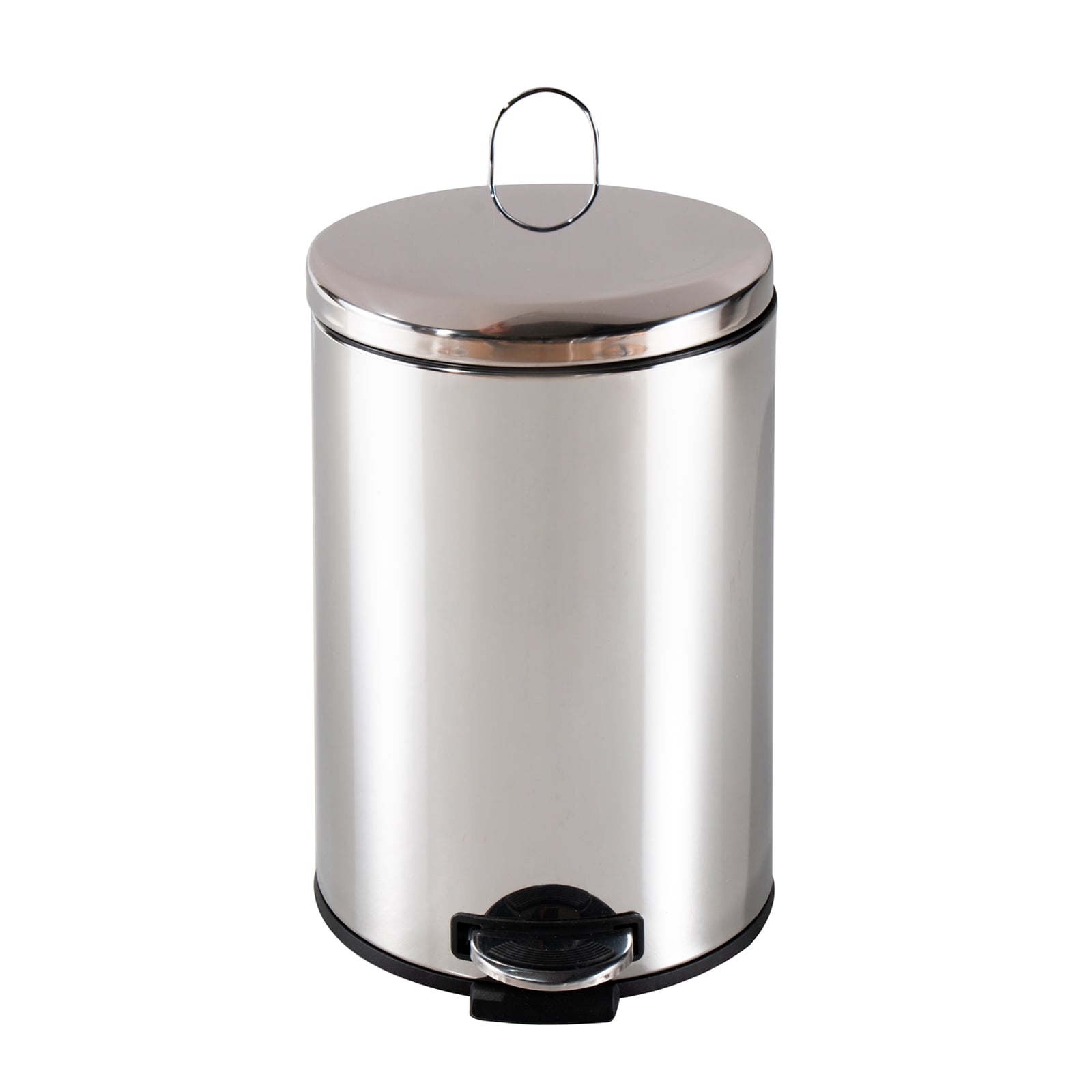 HTI-Living M&uuml;lleimer 12 Liter Silber Jannik - Bild 1