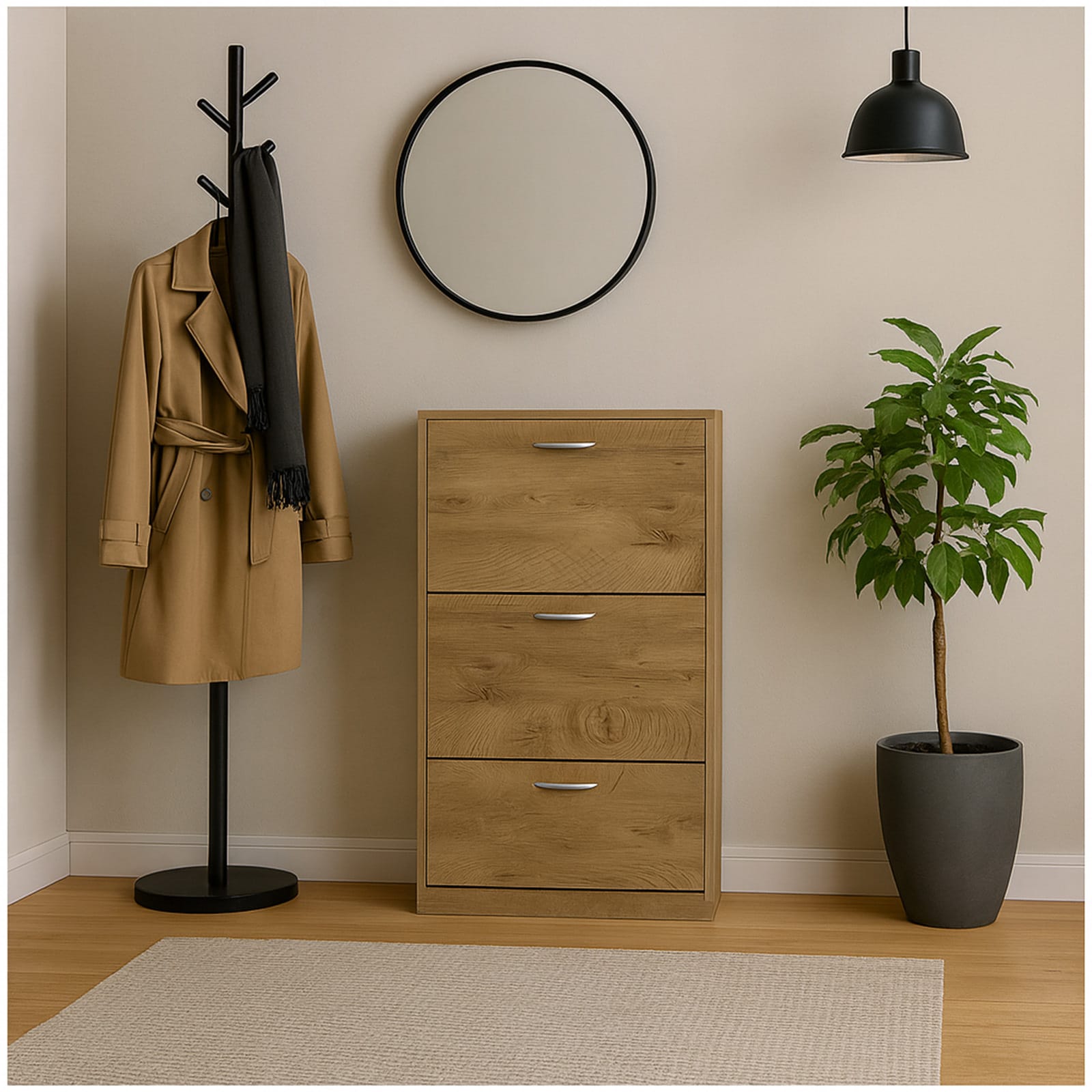 HTI-Living Schuhschrank Thekla Baumscheibe - Bild 1